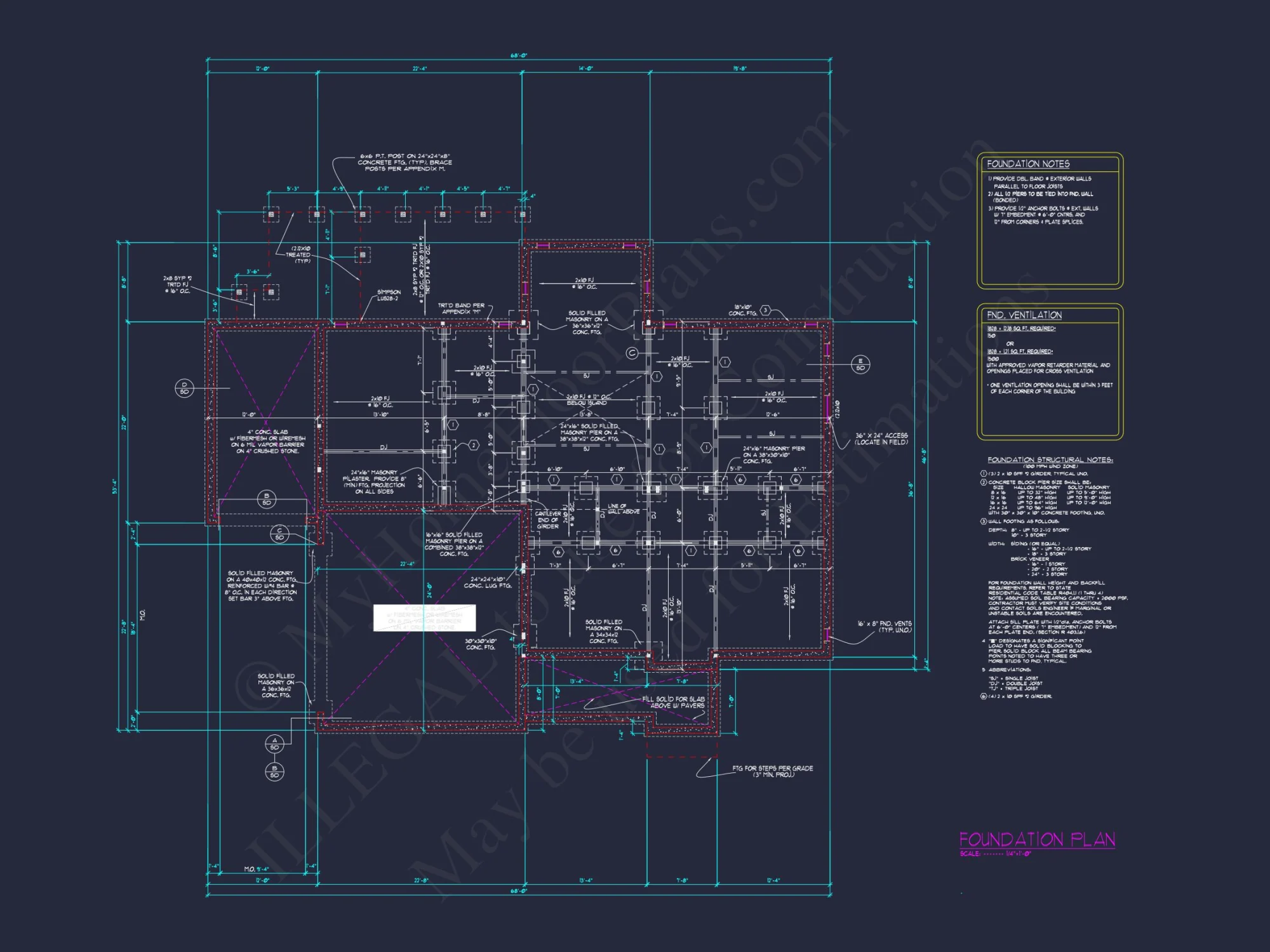 Charming 5-Bedroom house Blueprint with CAD Architecture Design