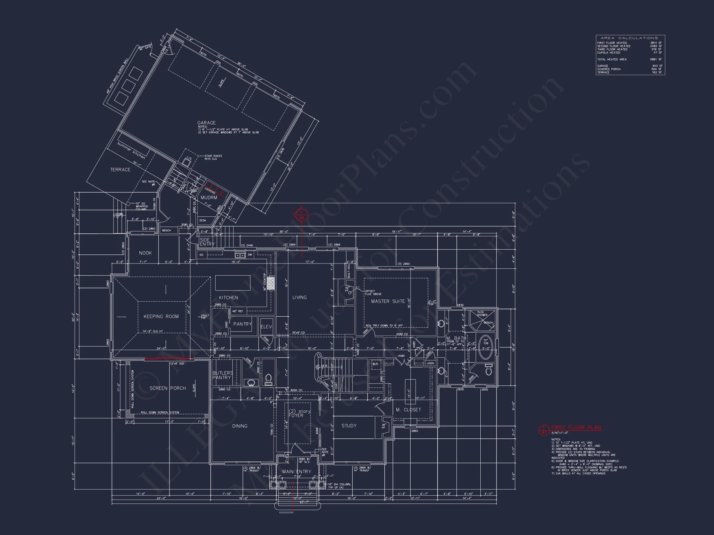 13-1591 HOUSE PLAN - Luxury House Plan with CAD Designs, 3 Floors & 5 Bedrooms 5 Luxury house Plan with CAD Designs, 3 Floors & 5 Bedrooms