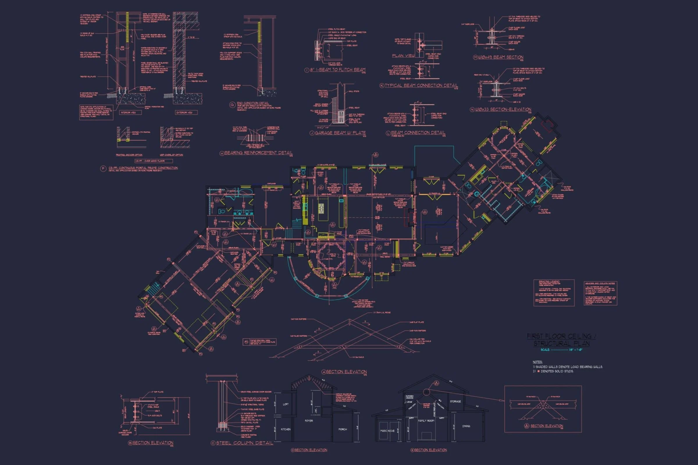 13-1367 HOUSE PLAN - Luxurious House Plan with CAD Designs, Blueprints, and Tuscan Architecture 12 Luxurious house Plan with CAD Designs, Blueprints, and Tuscan Architecture