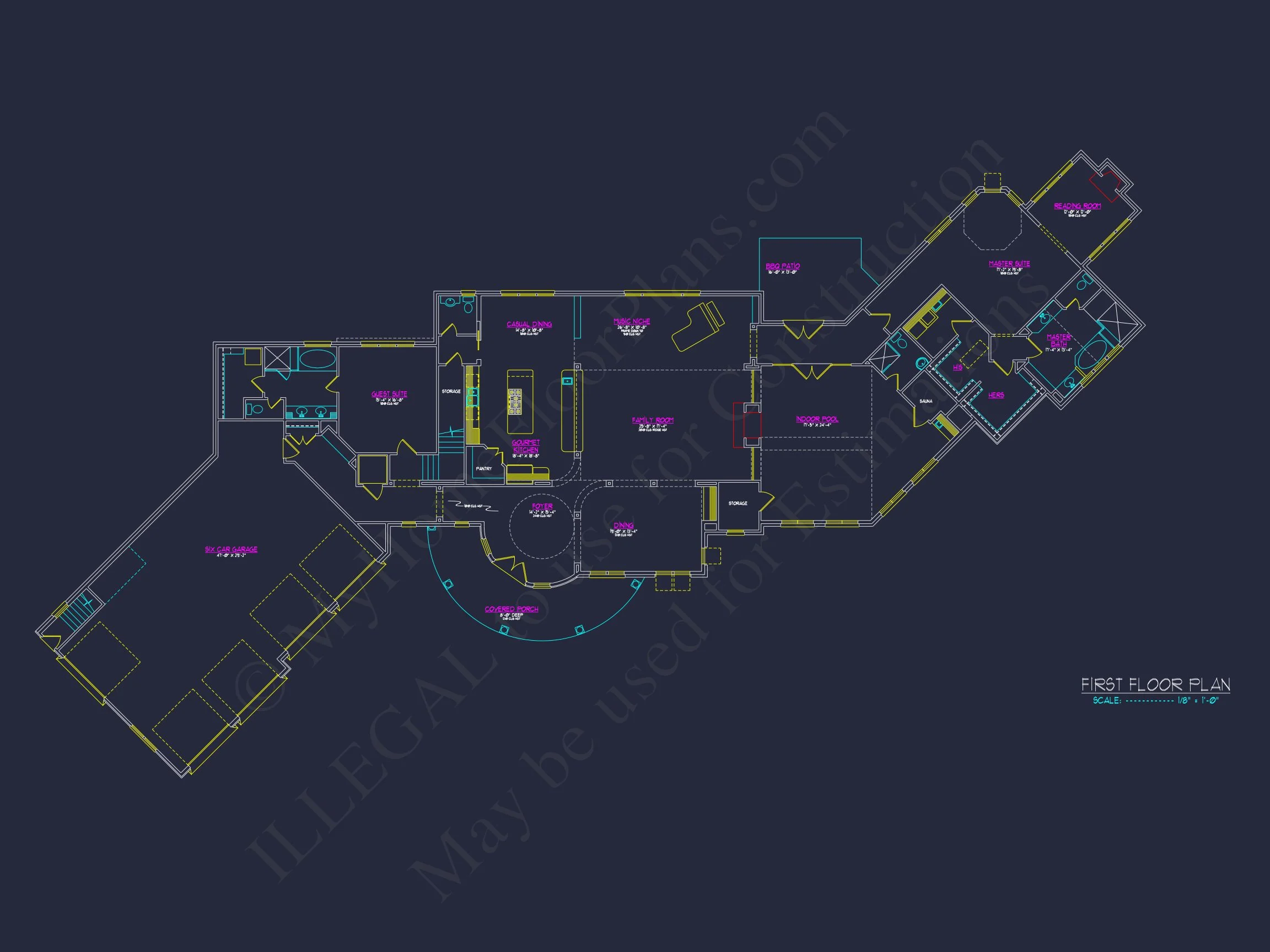 13-1367 HOUSE PLAN - Luxurious House Plan with CAD Designs, Blueprints, and Tuscan Architecture 7 Luxurious house Plan with CAD Designs, Blueprints, and Tuscan Architecture