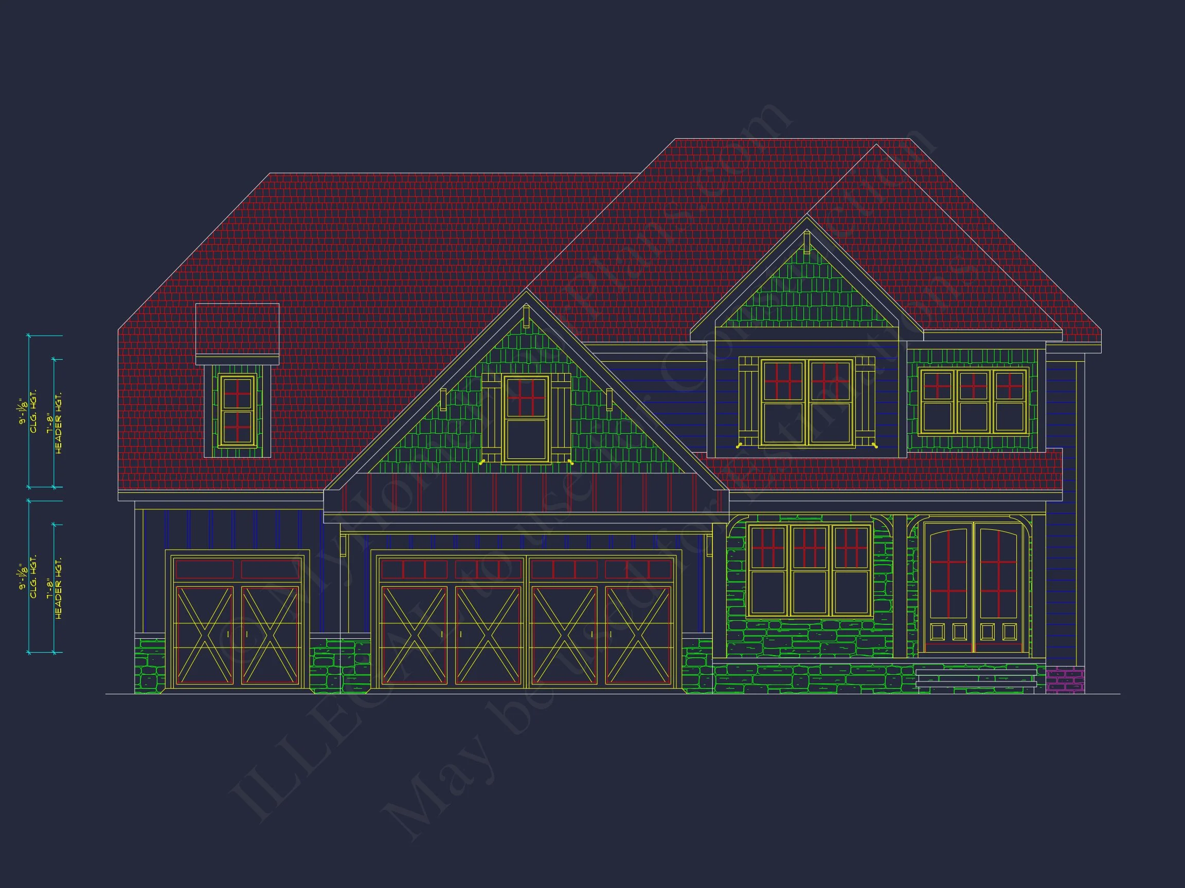 12-2176 HOUSE PLAN - Discover Garage Blueprints with Floor Plans and CAD Designs 11 Discover Garage Blueprints with Floor Plans and CAD Designs