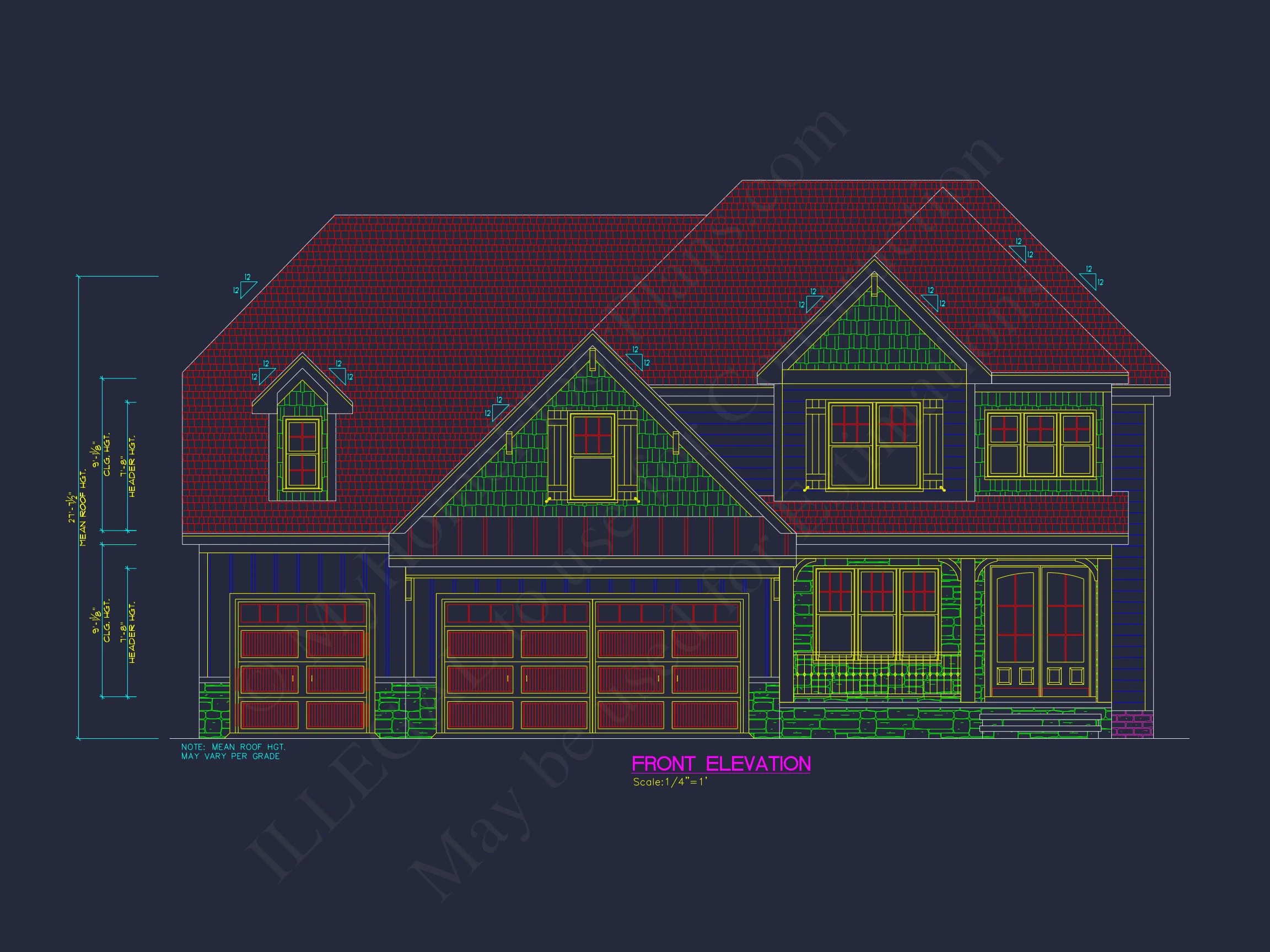 12-2176 HOUSE PLAN - Discover Garage Blueprints with Floor Plans and CAD Designs 9 Discover Garage Blueprints with Floor Plans and CAD Designs