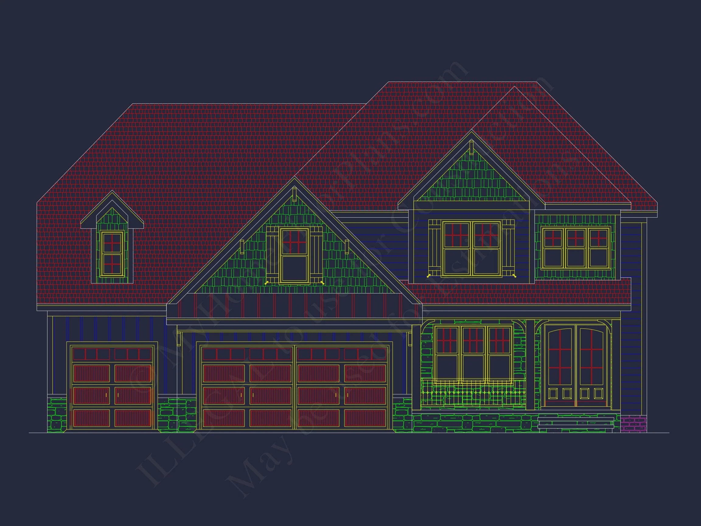 12-2176 HOUSE PLAN - Discover Garage Blueprints with Floor Plans and CAD Designs 8 Discover Garage Blueprints with Floor Plans and CAD Designs