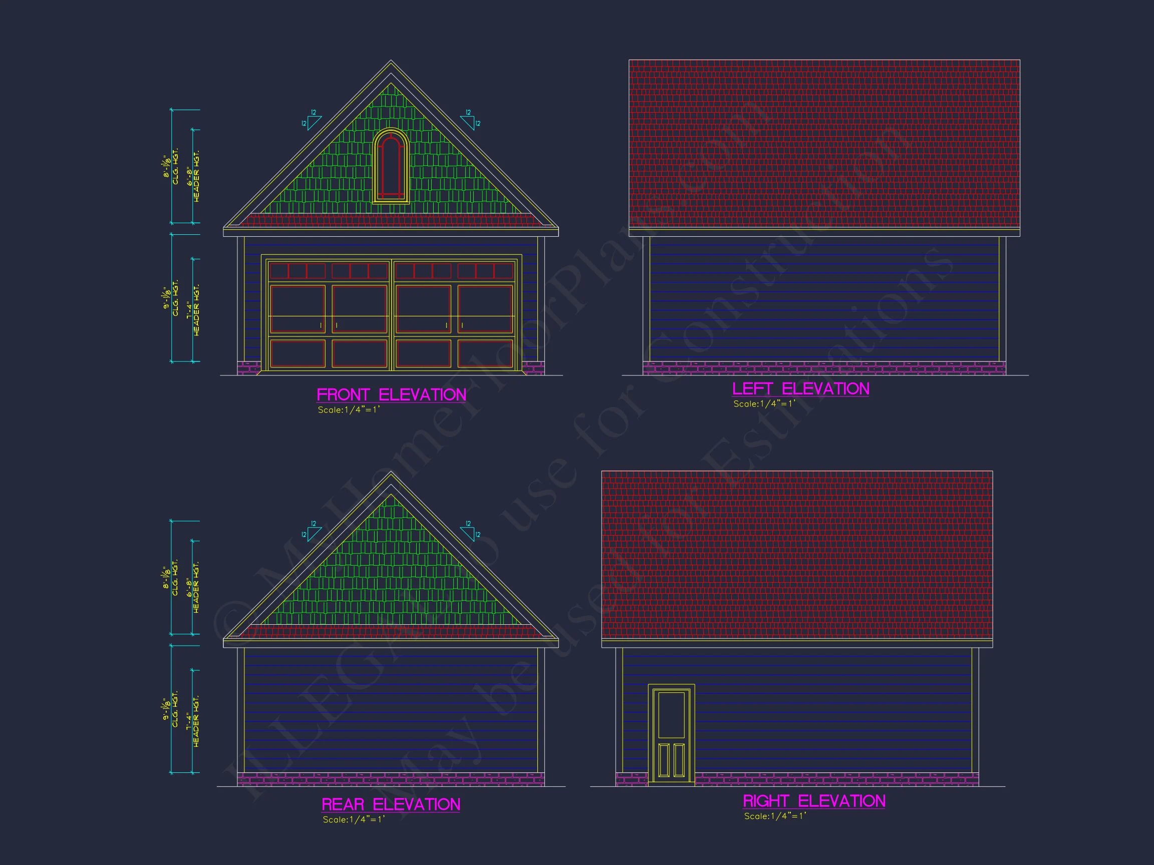 12-2176 HOUSE PLAN - Discover Garage Blueprints with Floor Plans and CAD Designs 2 Discover Garage Blueprints with Floor Plans and CAD Designs
