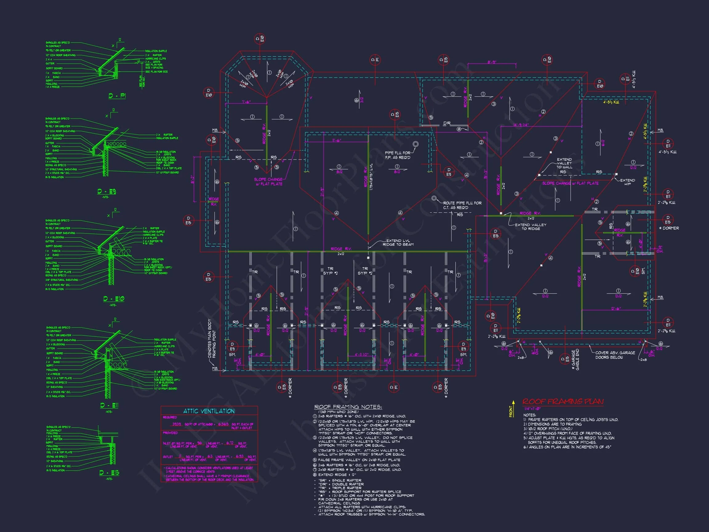 Elegant house Floor Plan featuring Southern Architecture and CAD Designs