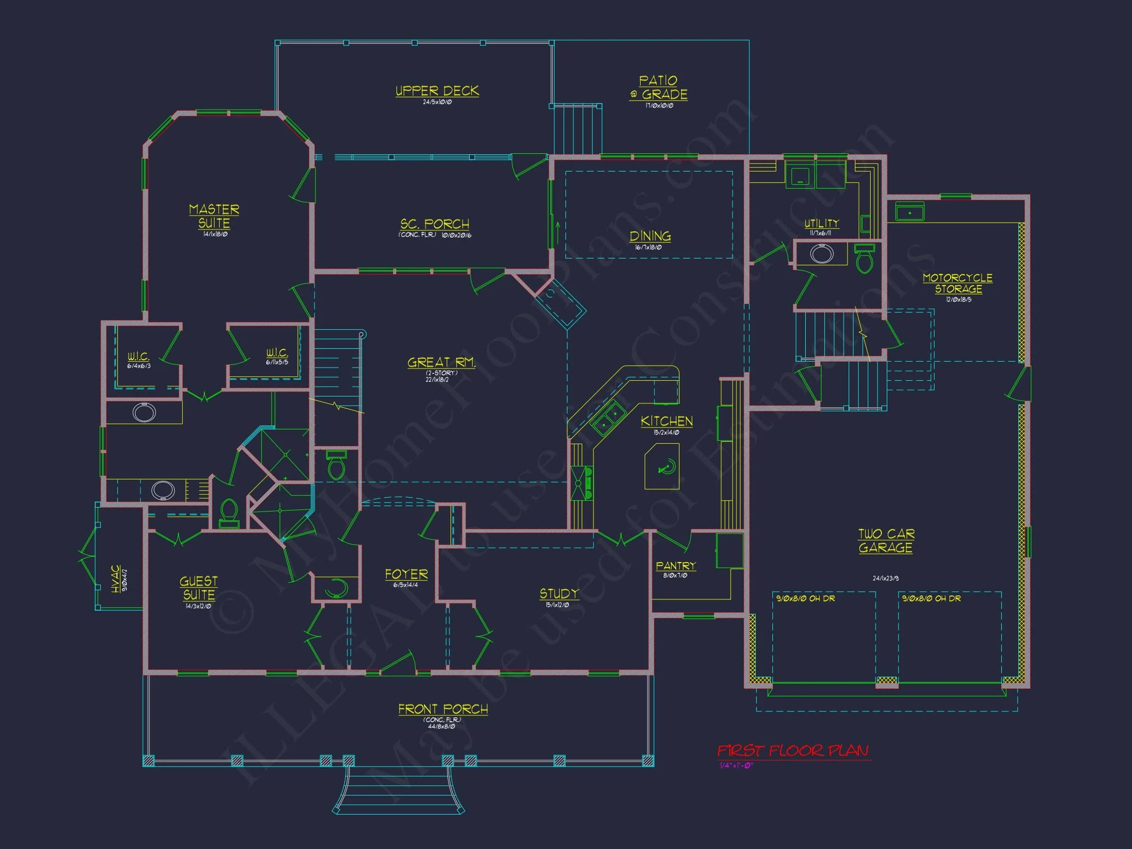 Elegant house Floor Plan featuring Southern Architecture and CAD Designs