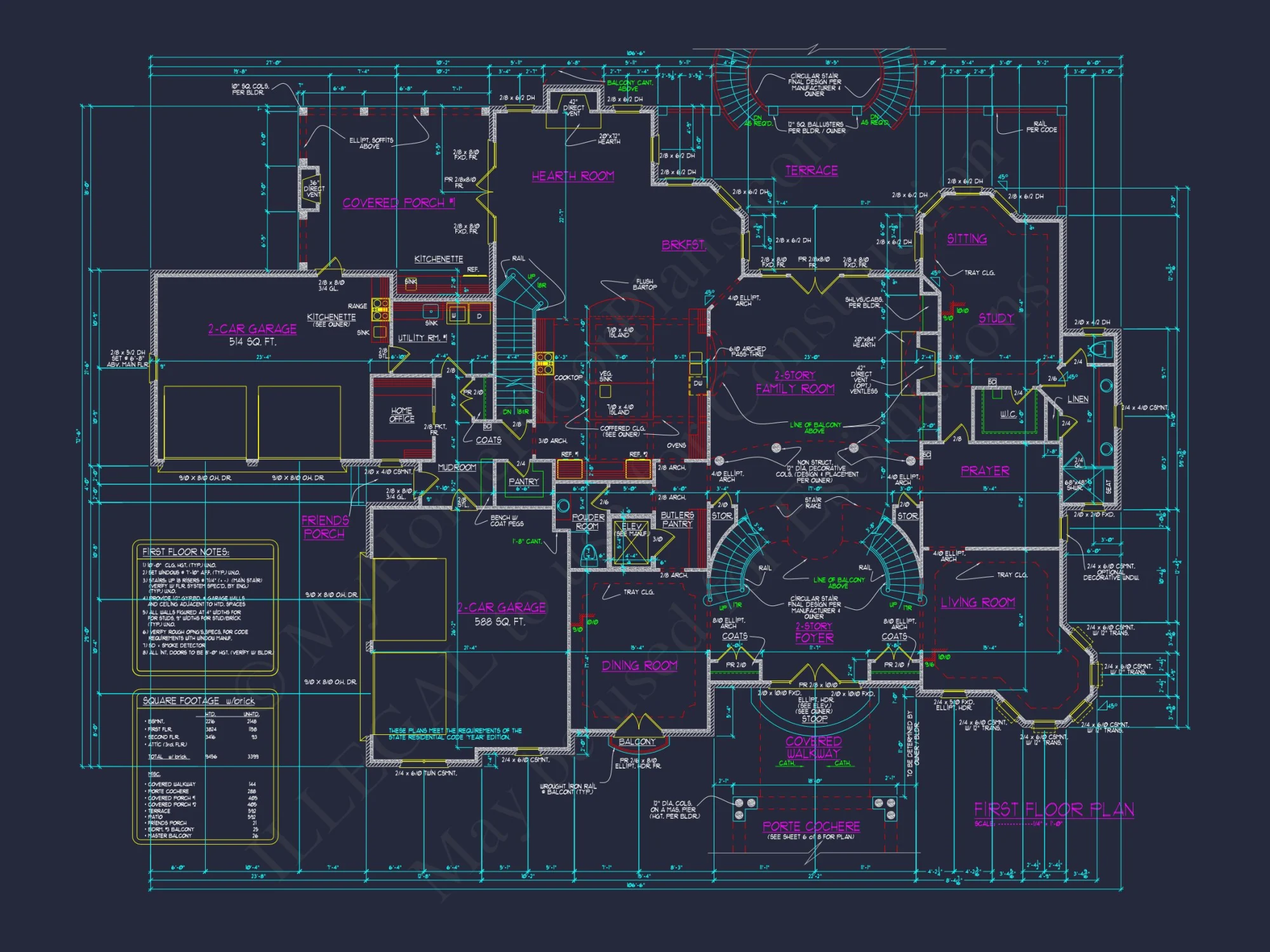 Luxury house Plan with Spacious Floor Plans and CAD Designs
