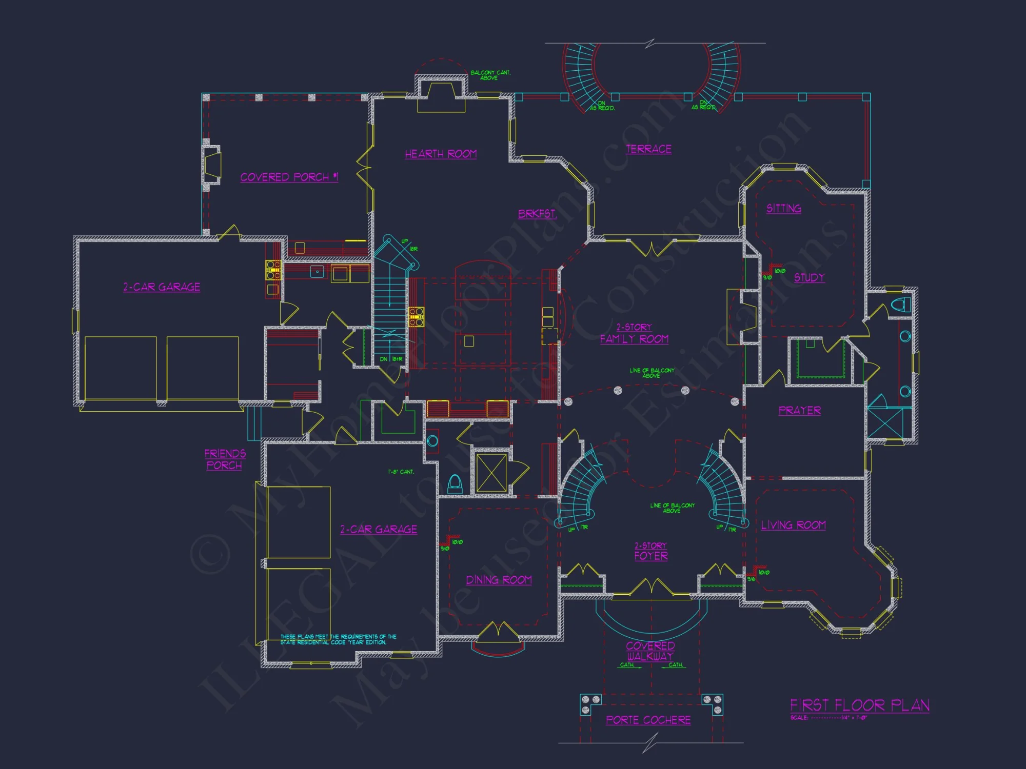 Luxury house Plan with Spacious Floor Plans and CAD Designs