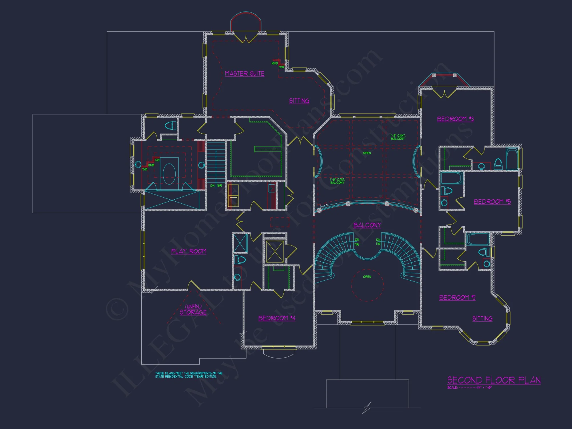Luxury house Plan with Spacious Floor Plans and CAD Designs