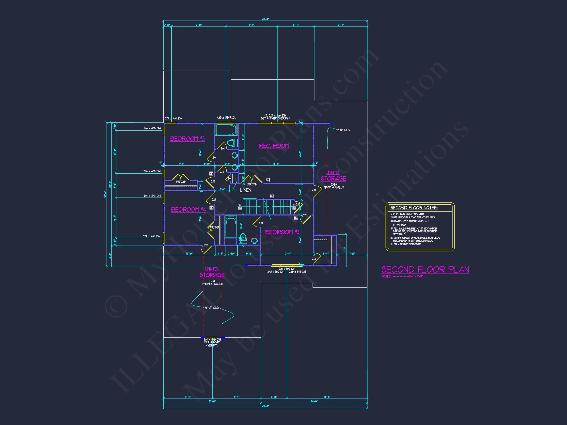 11-1366 HOUSE PLAN - 4-Bed, 3-Bath, 2,791 SF Craftsman House Plan 14 Discover this Elegant house Design with CAD Floor Plans
