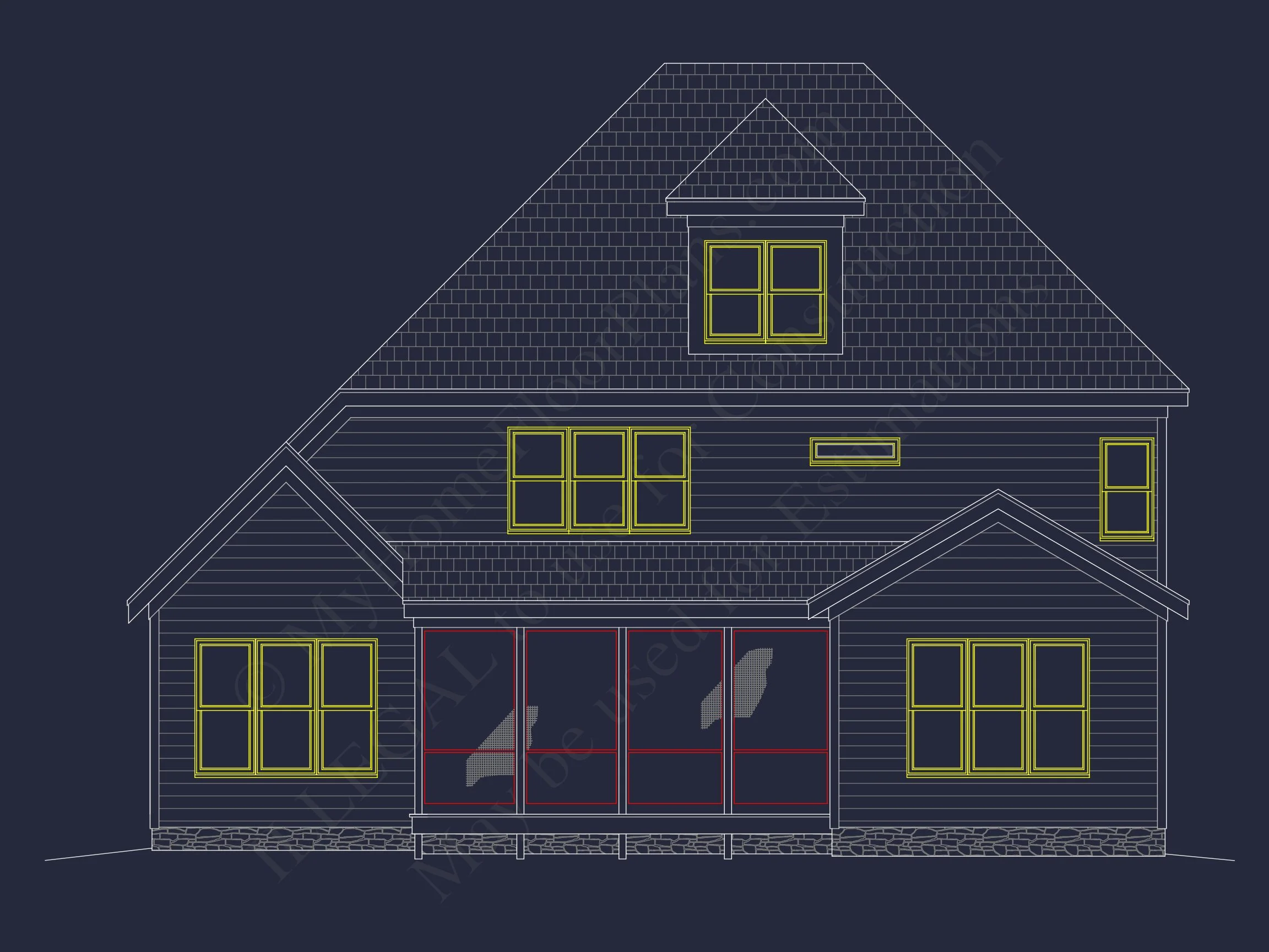 11-1366 HOUSE PLAN - 4-Bed, 3-Bath, 2,791 SF Craftsman House Plan 4 Discover this Elegant house Design with CAD Floor Plans