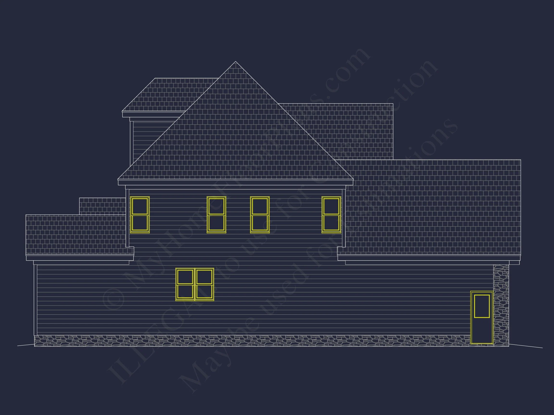 11-1366 HOUSE PLAN - 4-Bed, 3-Bath, 2,791 SF Craftsman House Plan 5 Discover this Elegant house Design with CAD Floor Plans