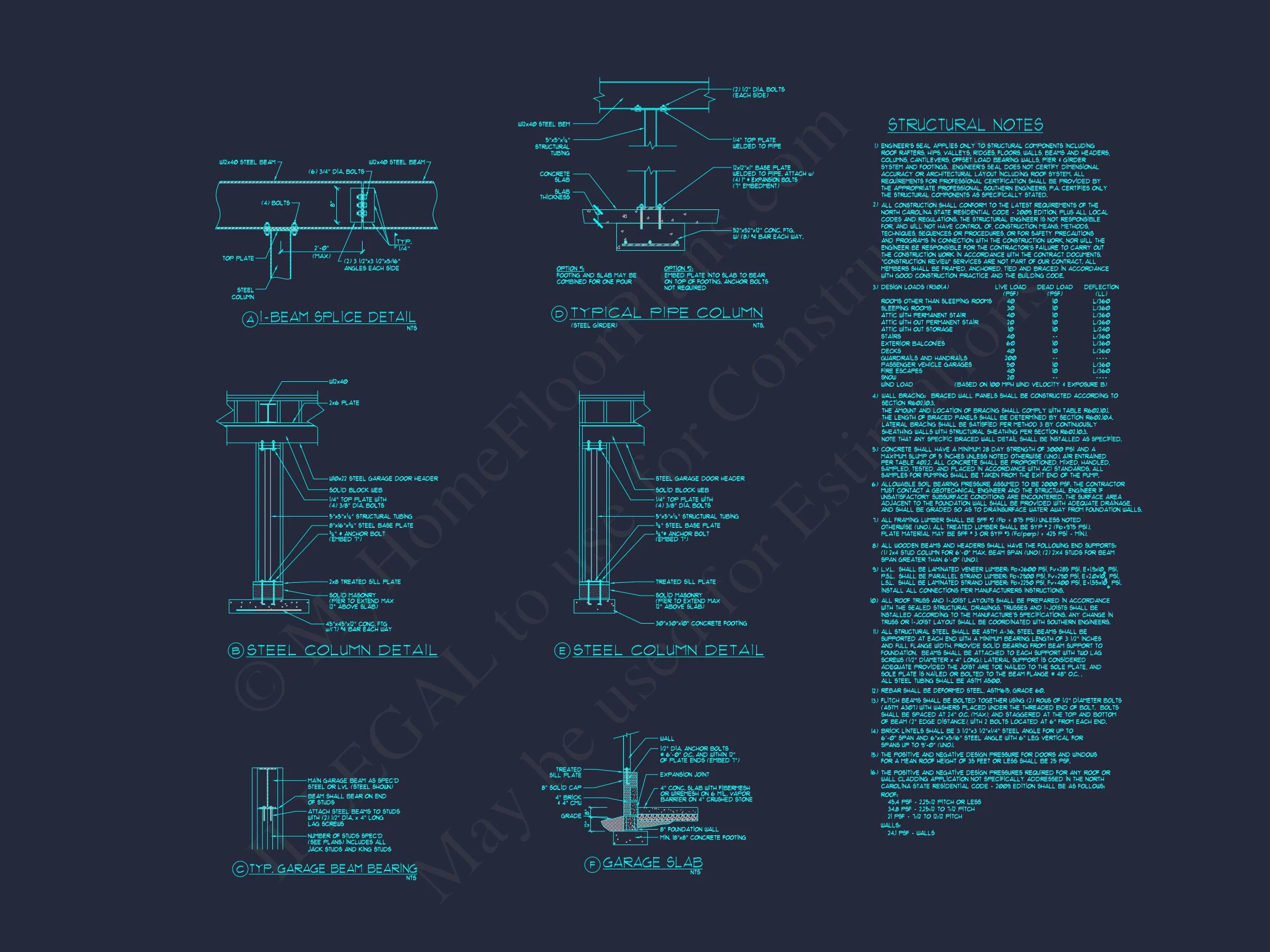 11-1201 HOUSE PLAN - Efficient Garage House Plan with Living Space, Blueprint & CAD Design 12 Efficient Garage house Plan with Living Space, Blueprint & CAD Design