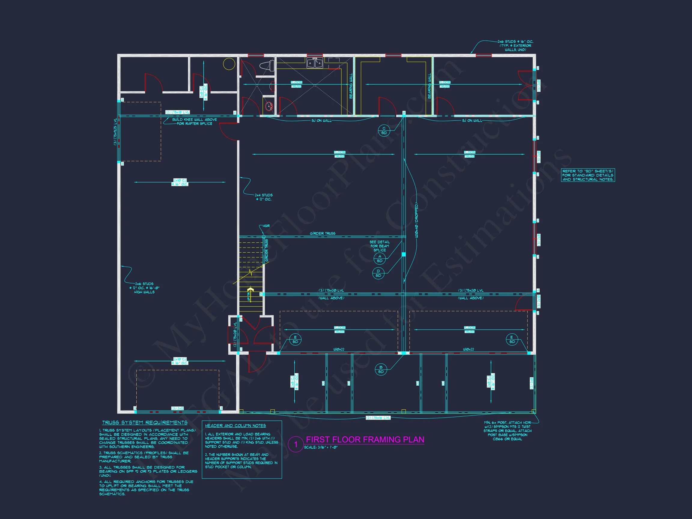 11-1201 HOUSE PLAN - Efficient Garage House Plan with Living Space, Blueprint & CAD Design 8 Efficient Garage house Plan with Living Space, Blueprint & CAD Design