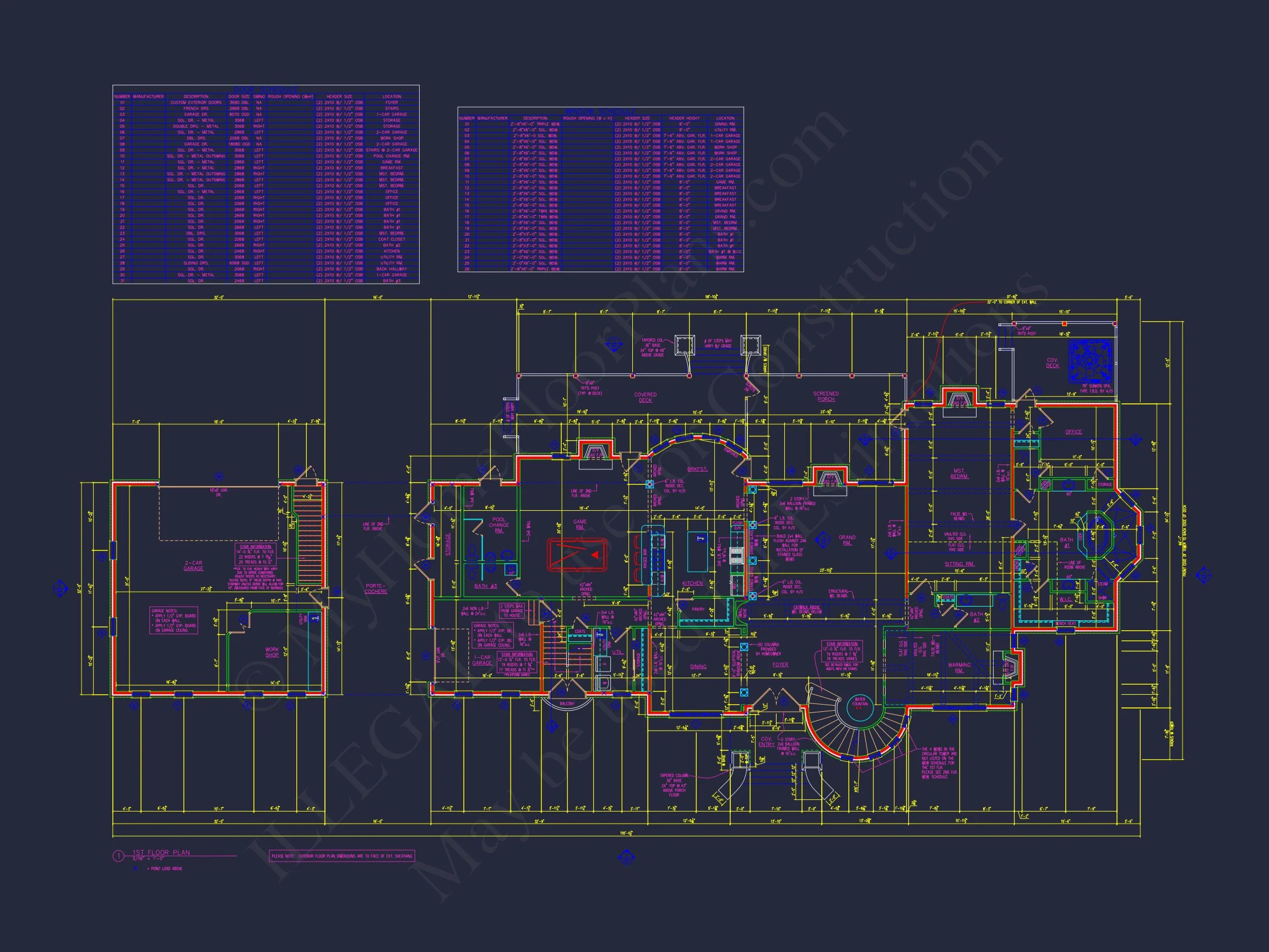 10-1670 HOUSE PLAN - Luxury Victorian House Floor Plan with CAD Designs & Details 6 Luxury Victorian house Floor Plan with CAD Designs & Details