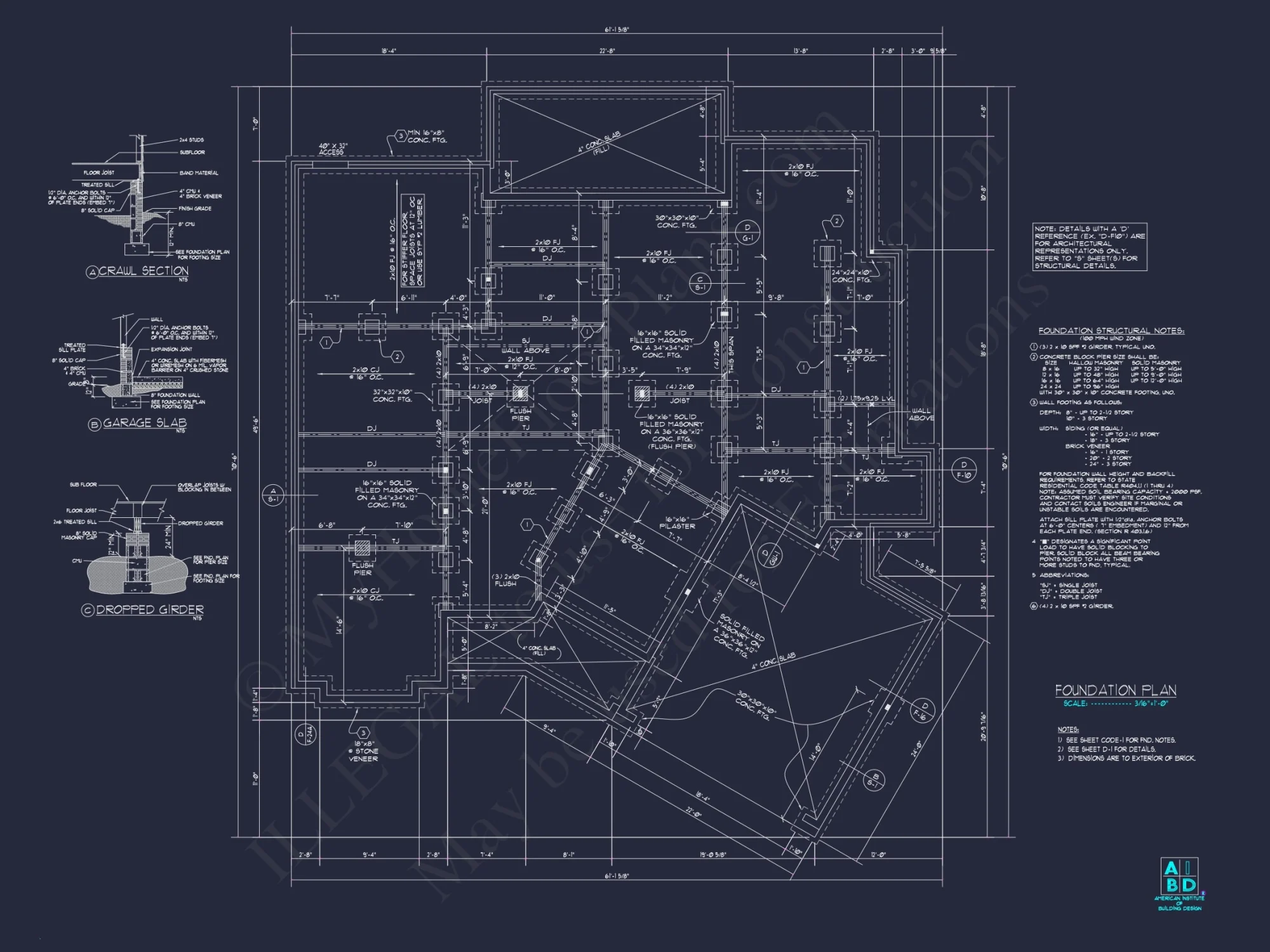 Craftsman house Plan with 2-Story Floor Plan, CAD Designs & Blueprint
