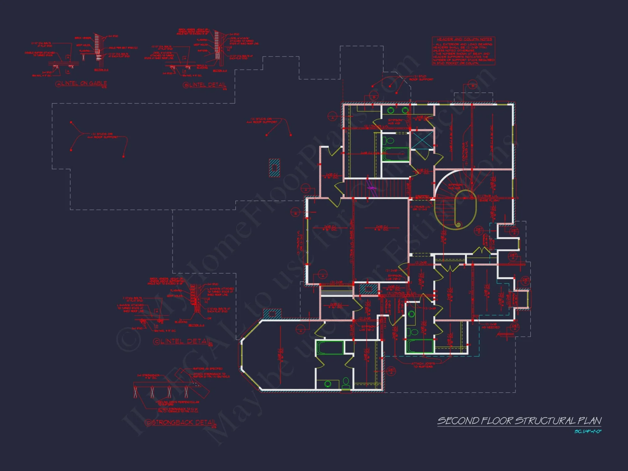 2-Story 5-Bed Blueprint