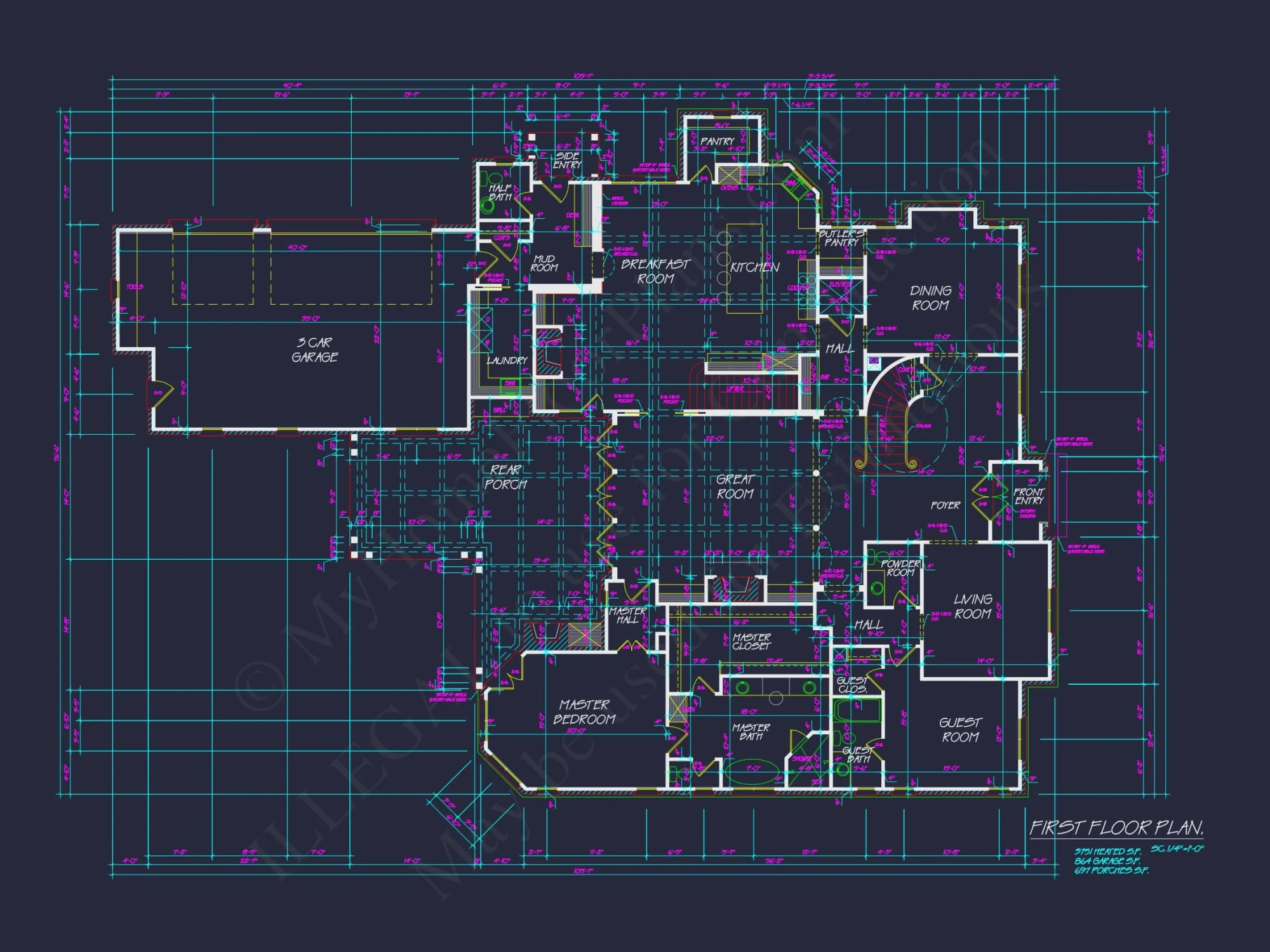 2-Story 5-Bed Blueprint