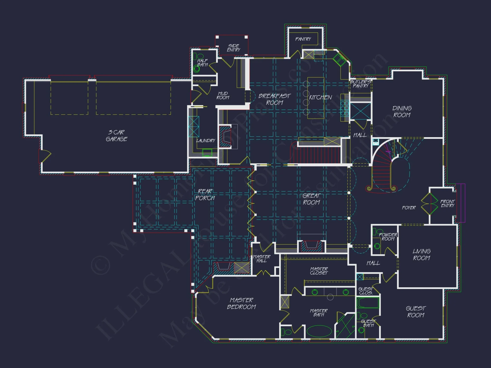 2-Story 5-Bed Blueprint