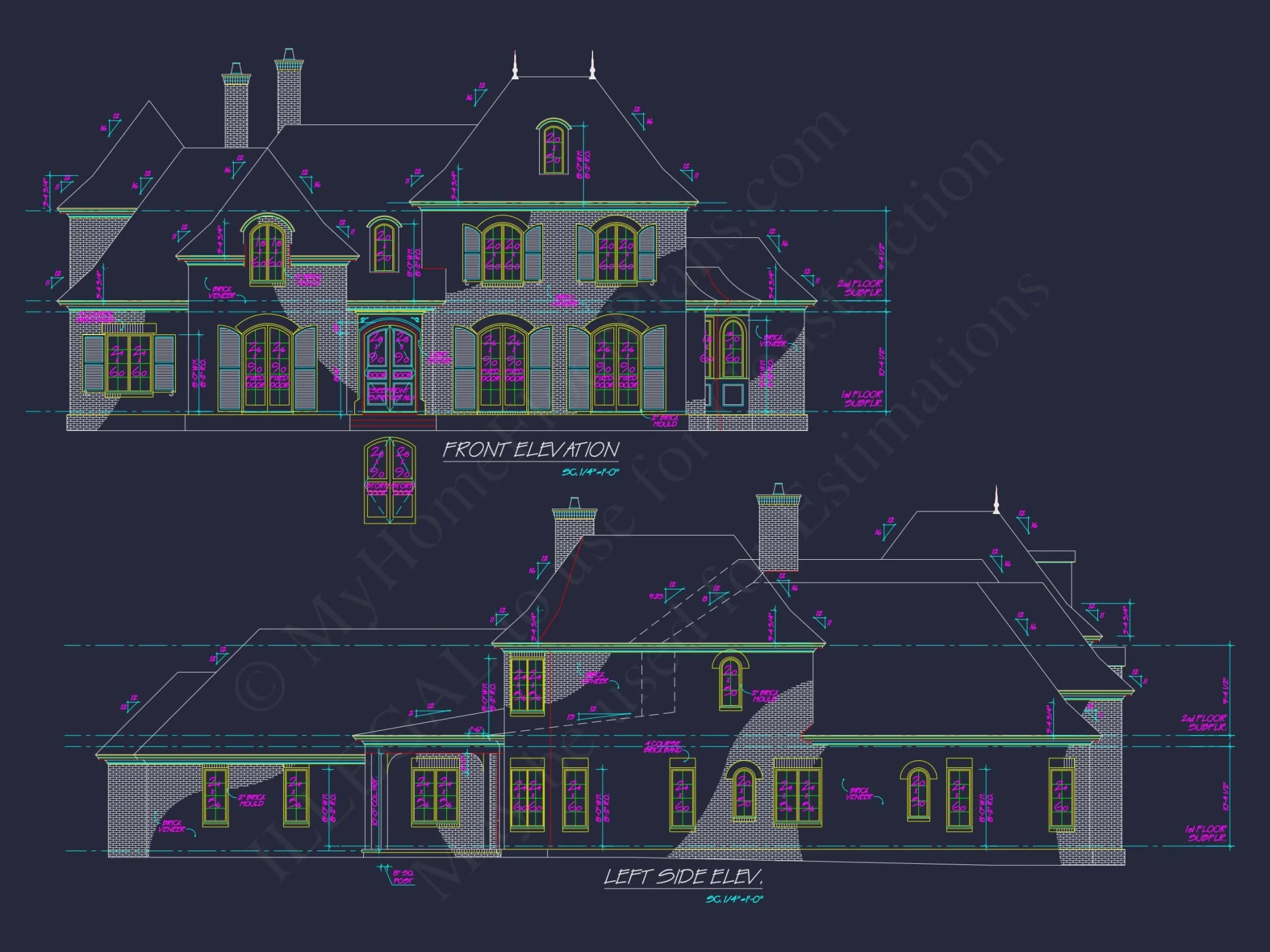 2-Story 5-Bed Blueprint