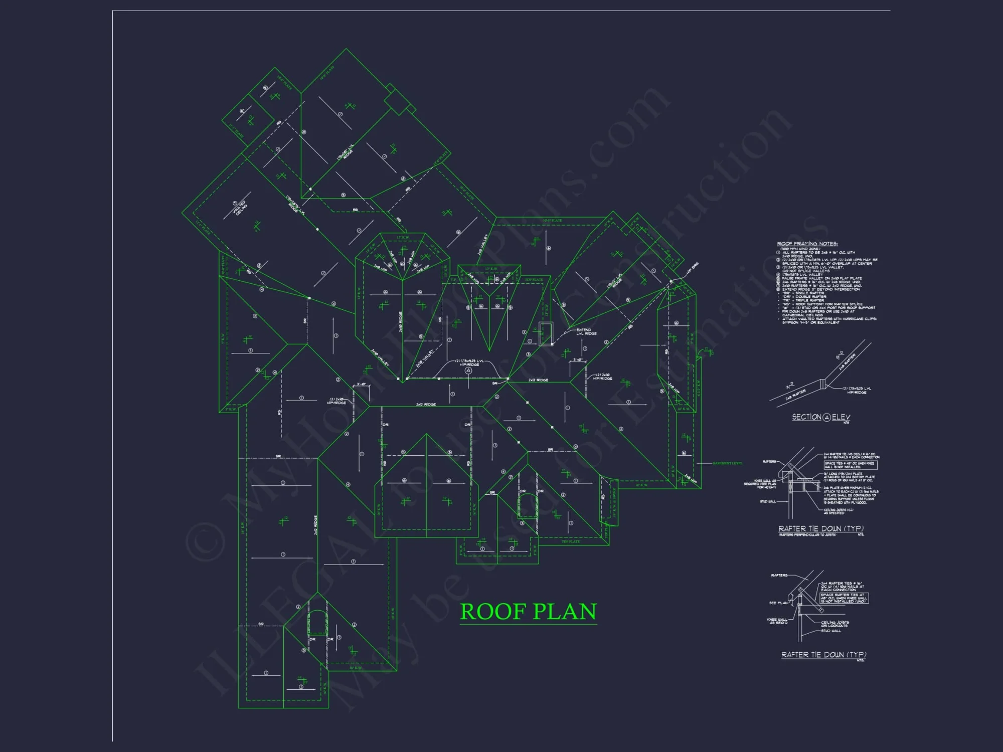 Elegant French Country house Plan with Spacious Layout - 2 Floors