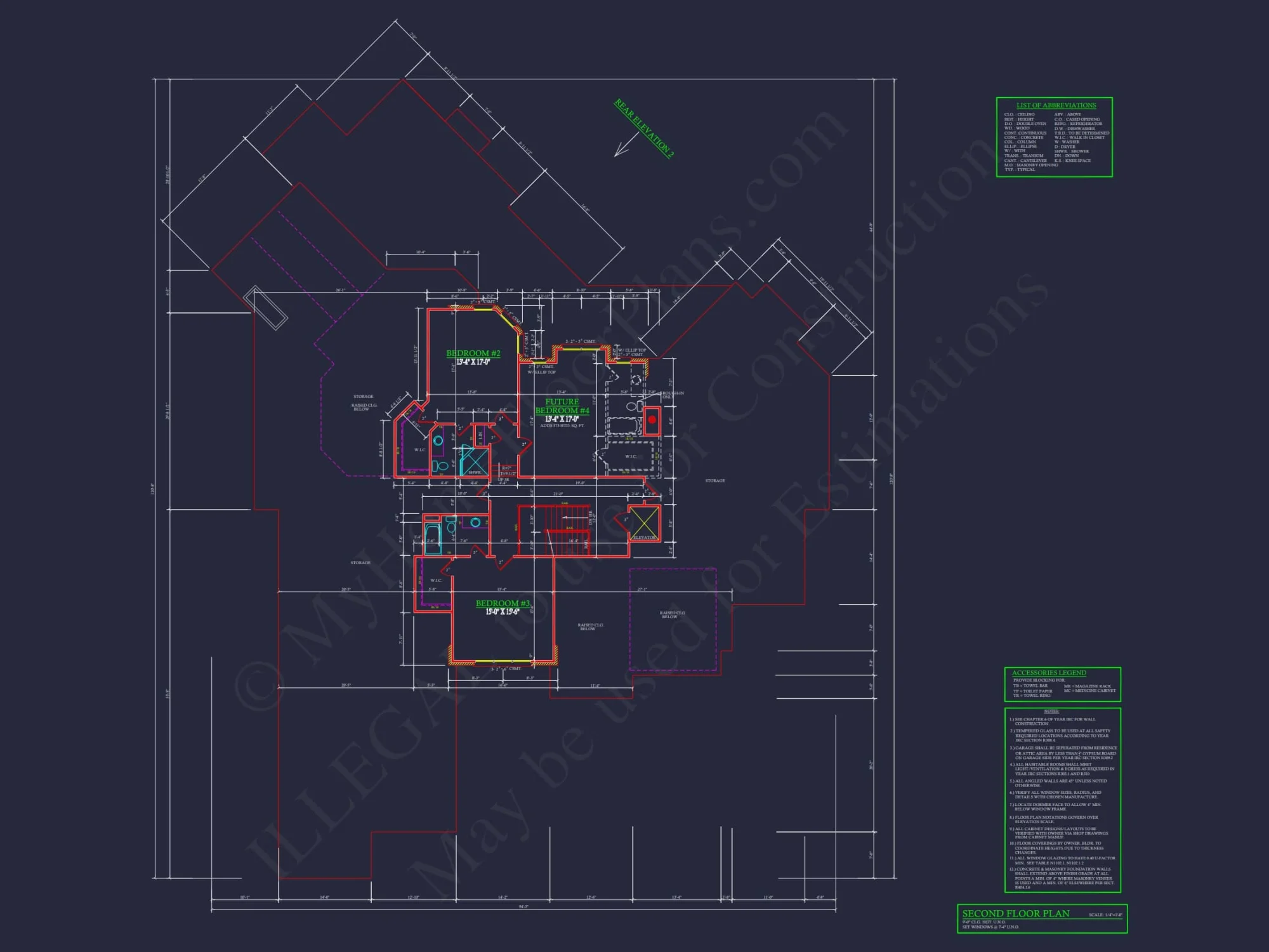 Elegant French Country house Plan with Spacious Layout - 2 Floors