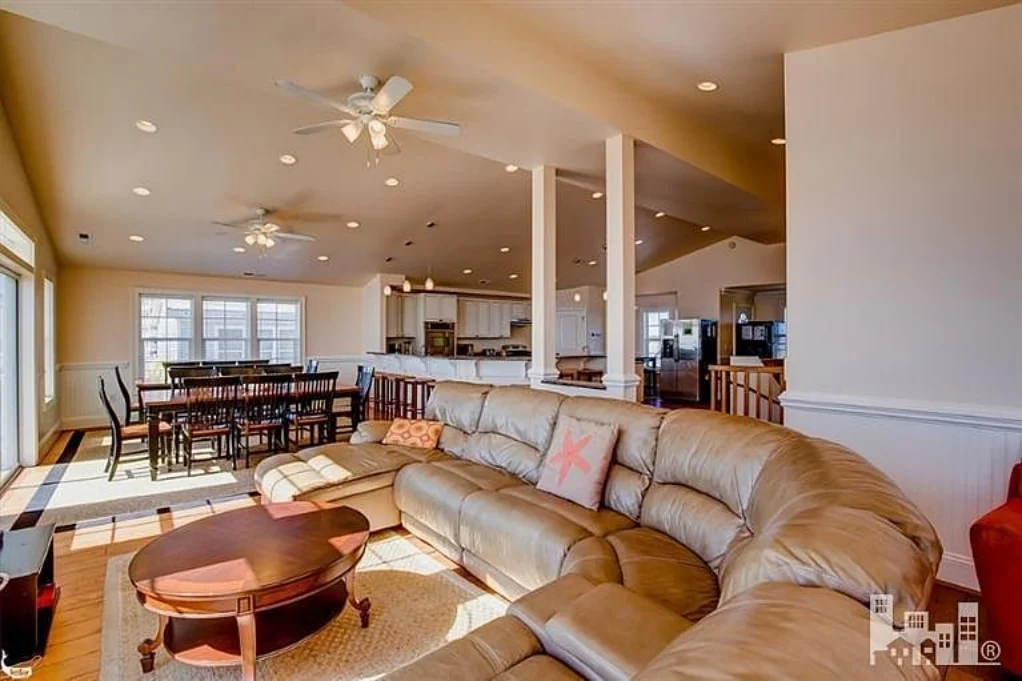 Coastal house Floor Plan with 7+ Bedrooms and CAD Designs