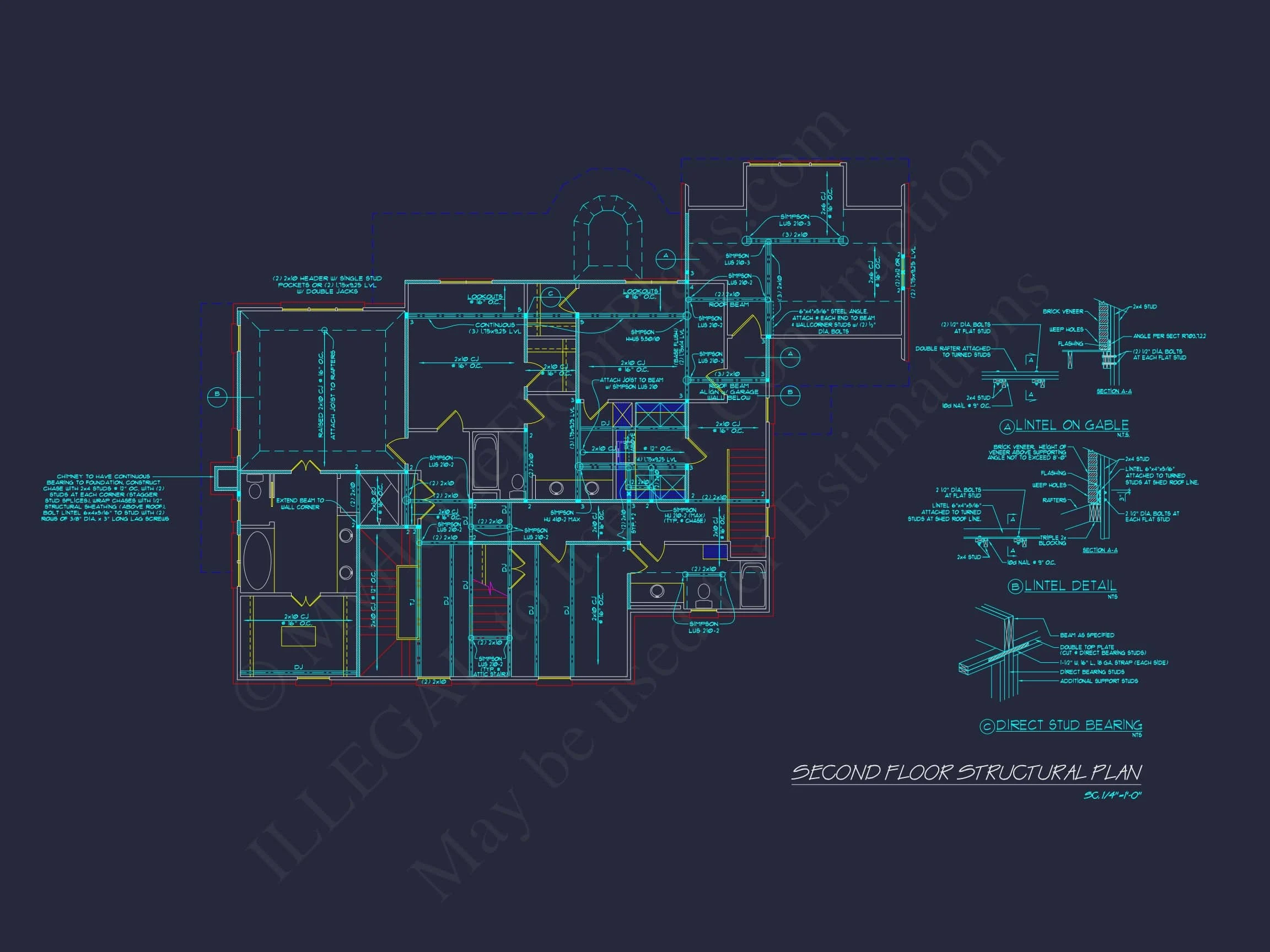 8-1606 HOUSE PLAN - Classic Georgian House Plan: Detailed Floor Plan & CAD Designs 11 Classic Georgian house Plan: Detailed Floor Plan & CAD Designs