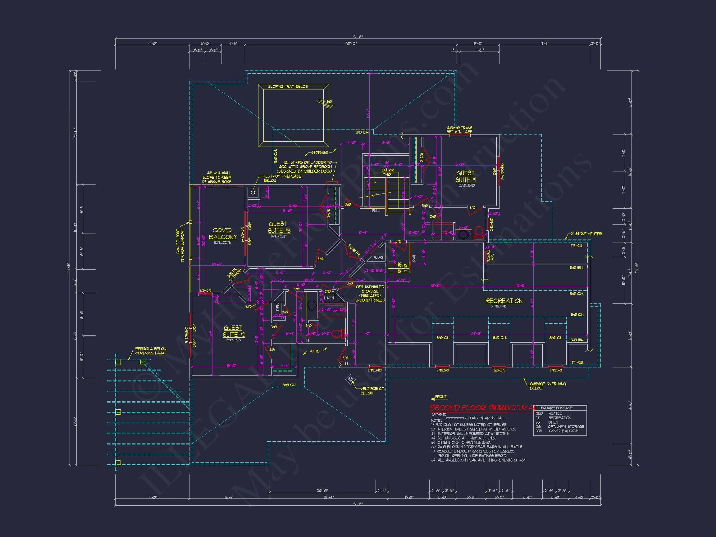 8-1467 HOUSE PLAN - Traditional Craftsman House Plan - Detailed Floor Blueprint 13 Traditional Craftsman house Plan - Detailed Floor Blueprint