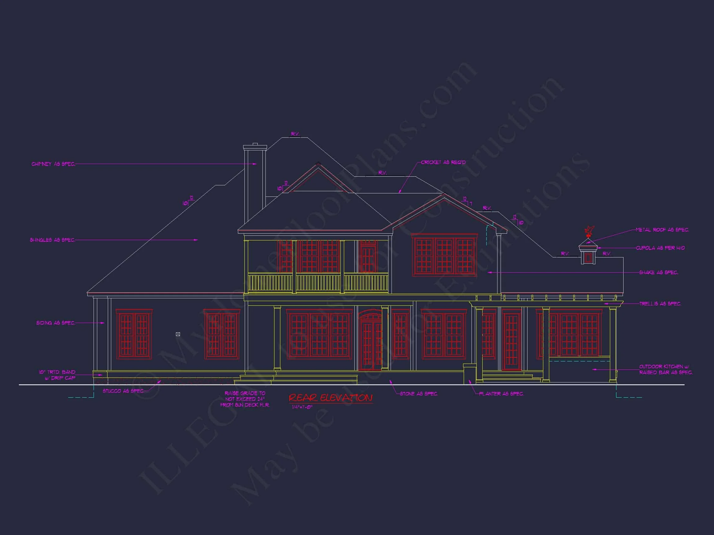 8-1467 HOUSE PLAN - Traditional Craftsman House Plan - Detailed Floor Blueprint 9 Traditional Craftsman house Plan - Detailed Floor Blueprint