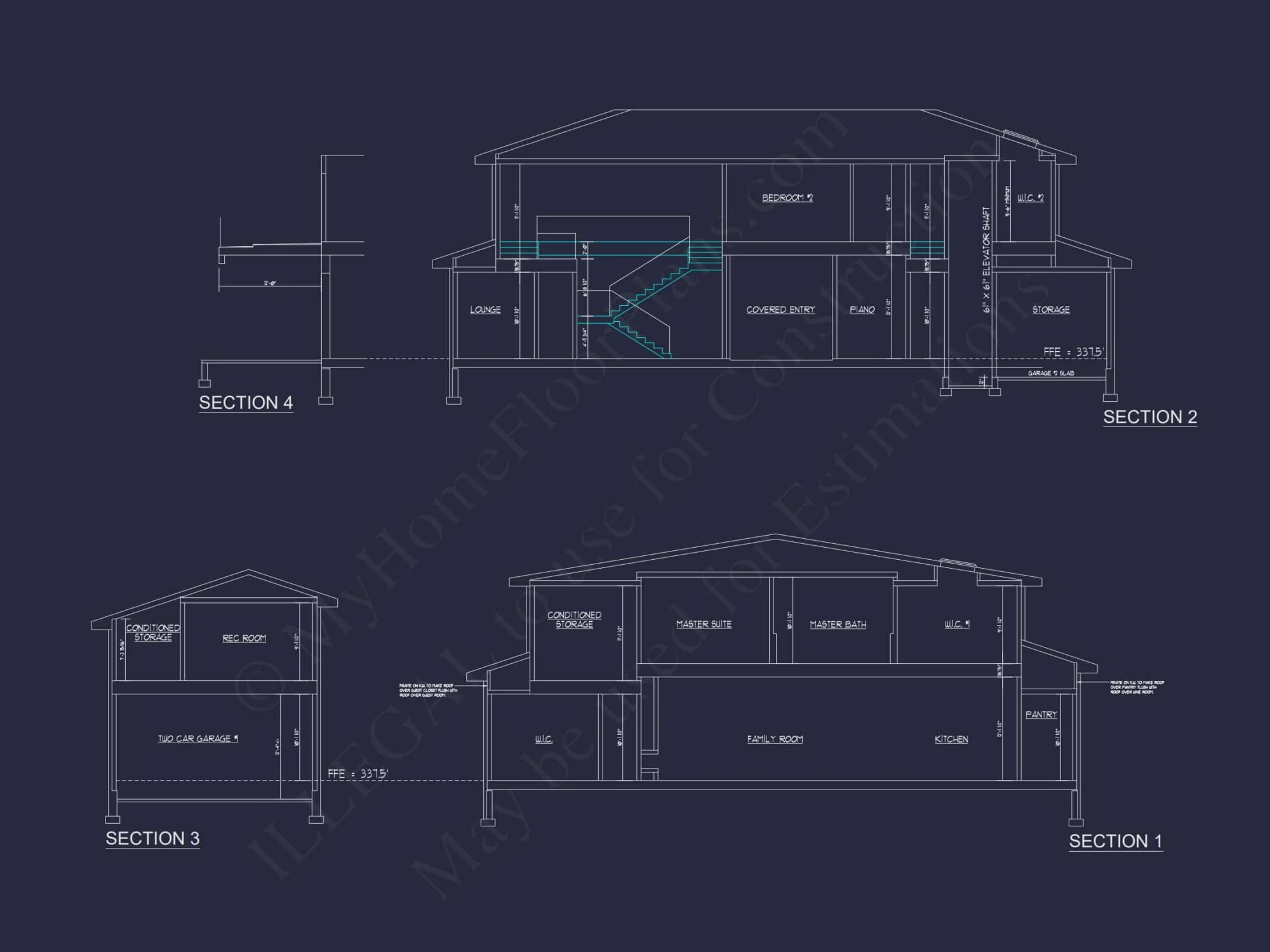 Modern Luxury house Plan with Contemporary Floor Designs