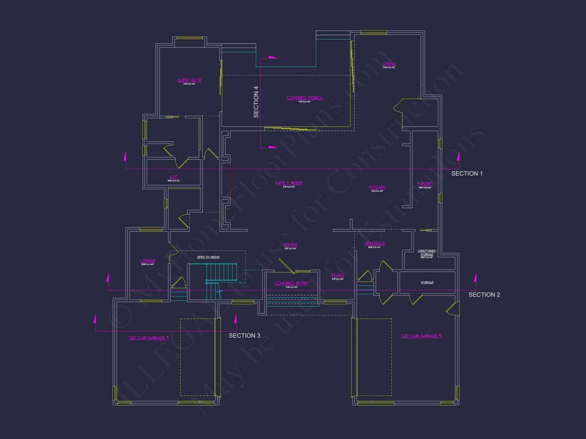 Modern Luxury house Plan with Contemporary Floor Designs