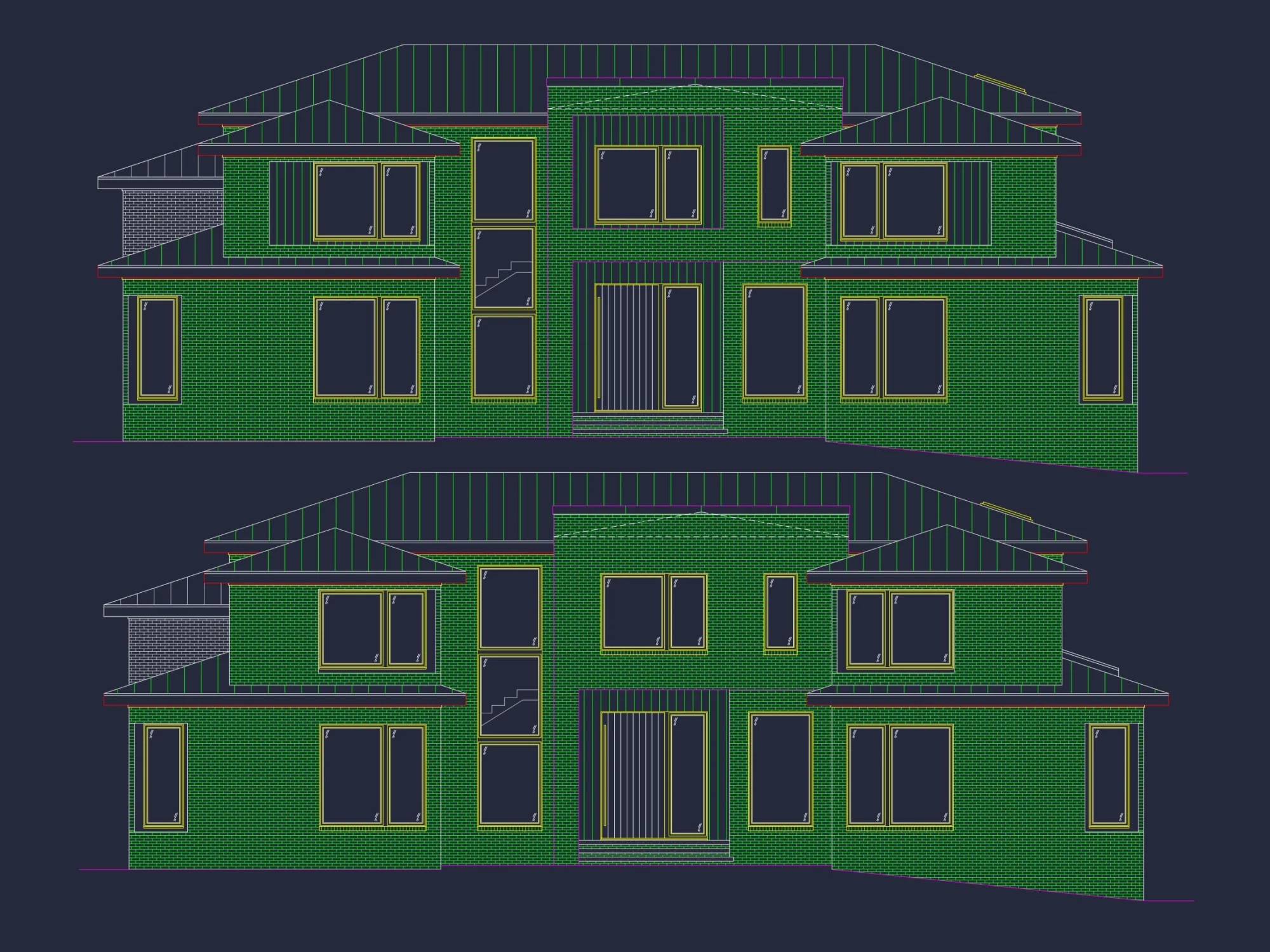 Modern Luxury house Plan with Contemporary Floor Designs