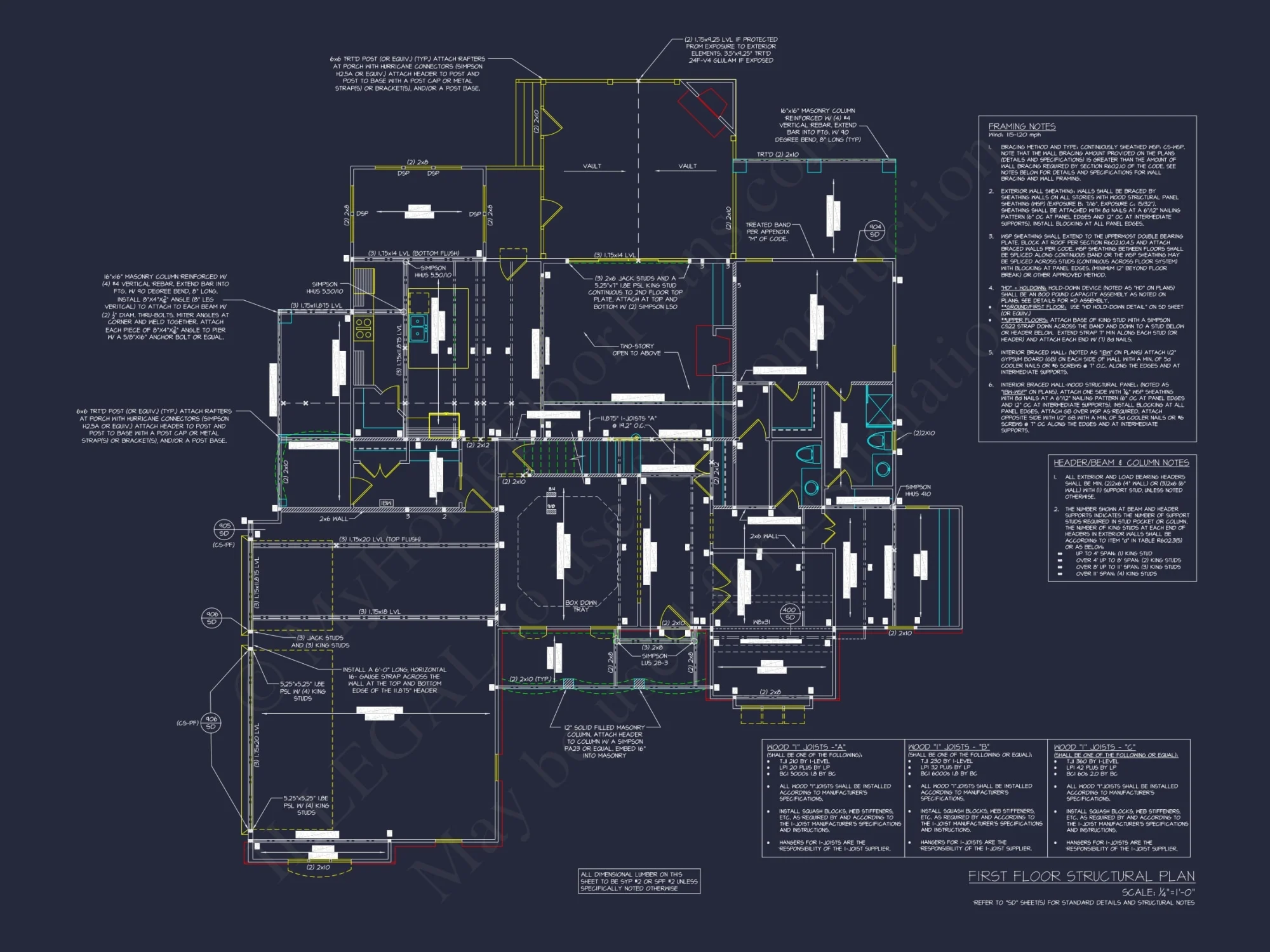 Custom house Plan with 2 Story CAD Designs & Floor Blueprint