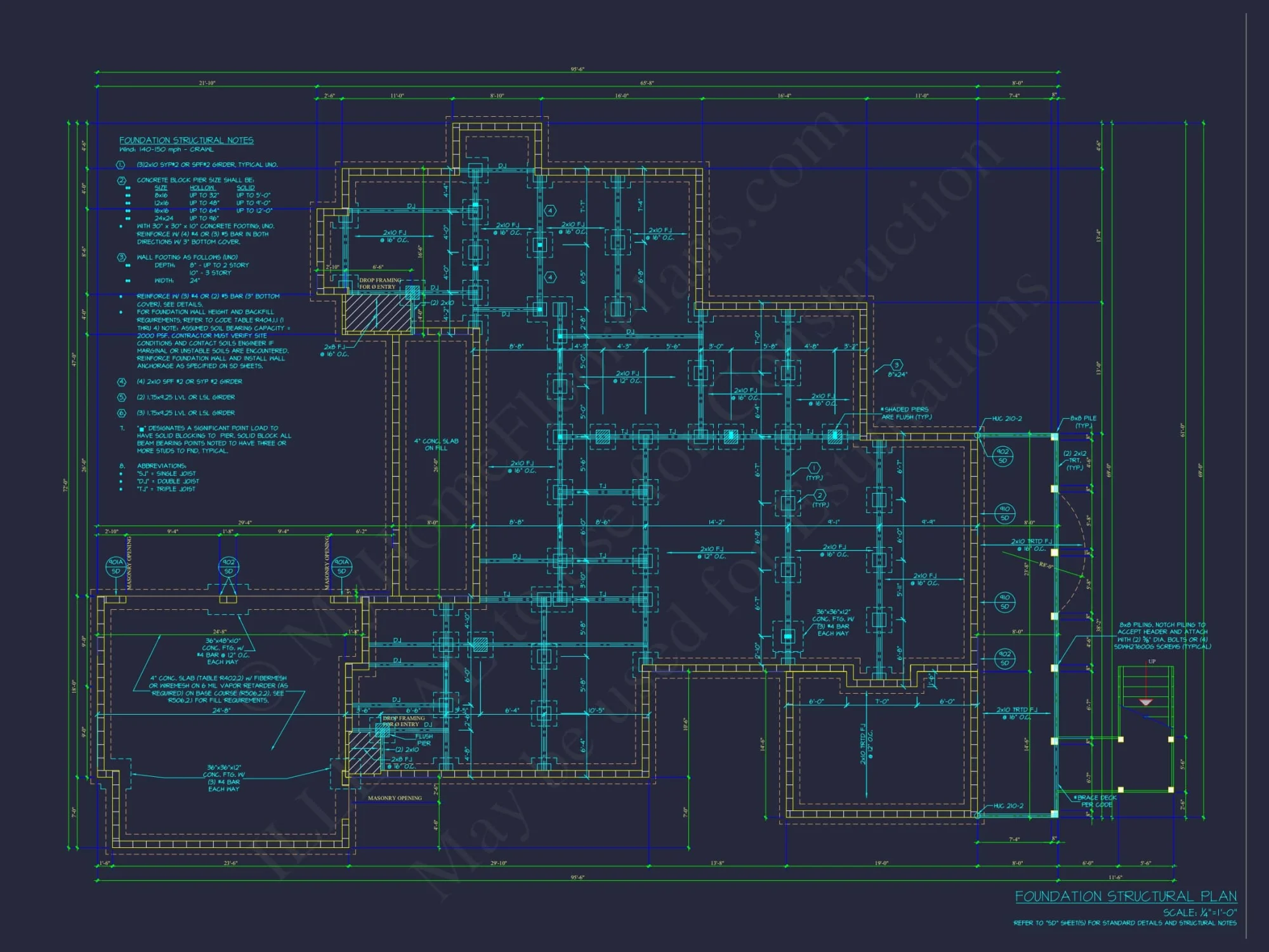 Modern Craftsman house Plan with Spacious Layout and CAD Blueprint