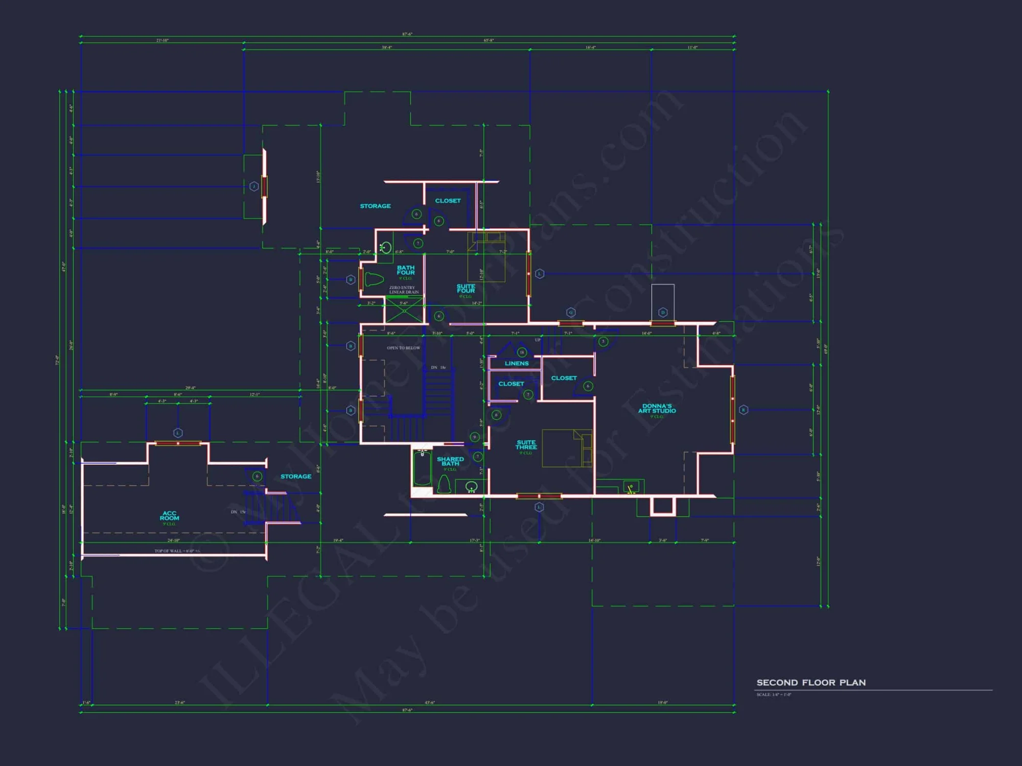Modern Craftsman house Plan with Spacious Layout and CAD Blueprint