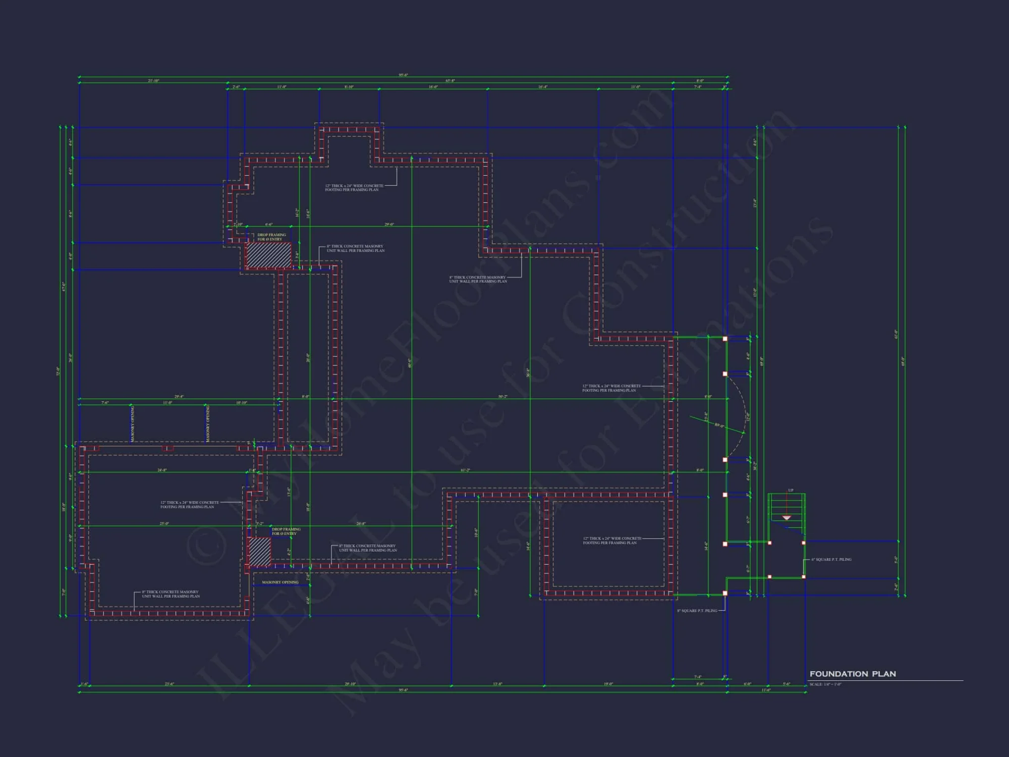 Modern Craftsman house Plan with Spacious Layout and CAD Blueprint
