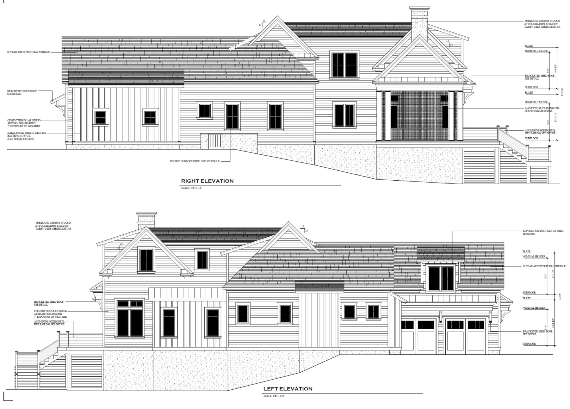 Modern Craftsman house Plan with Spacious Layout and CAD Blueprint