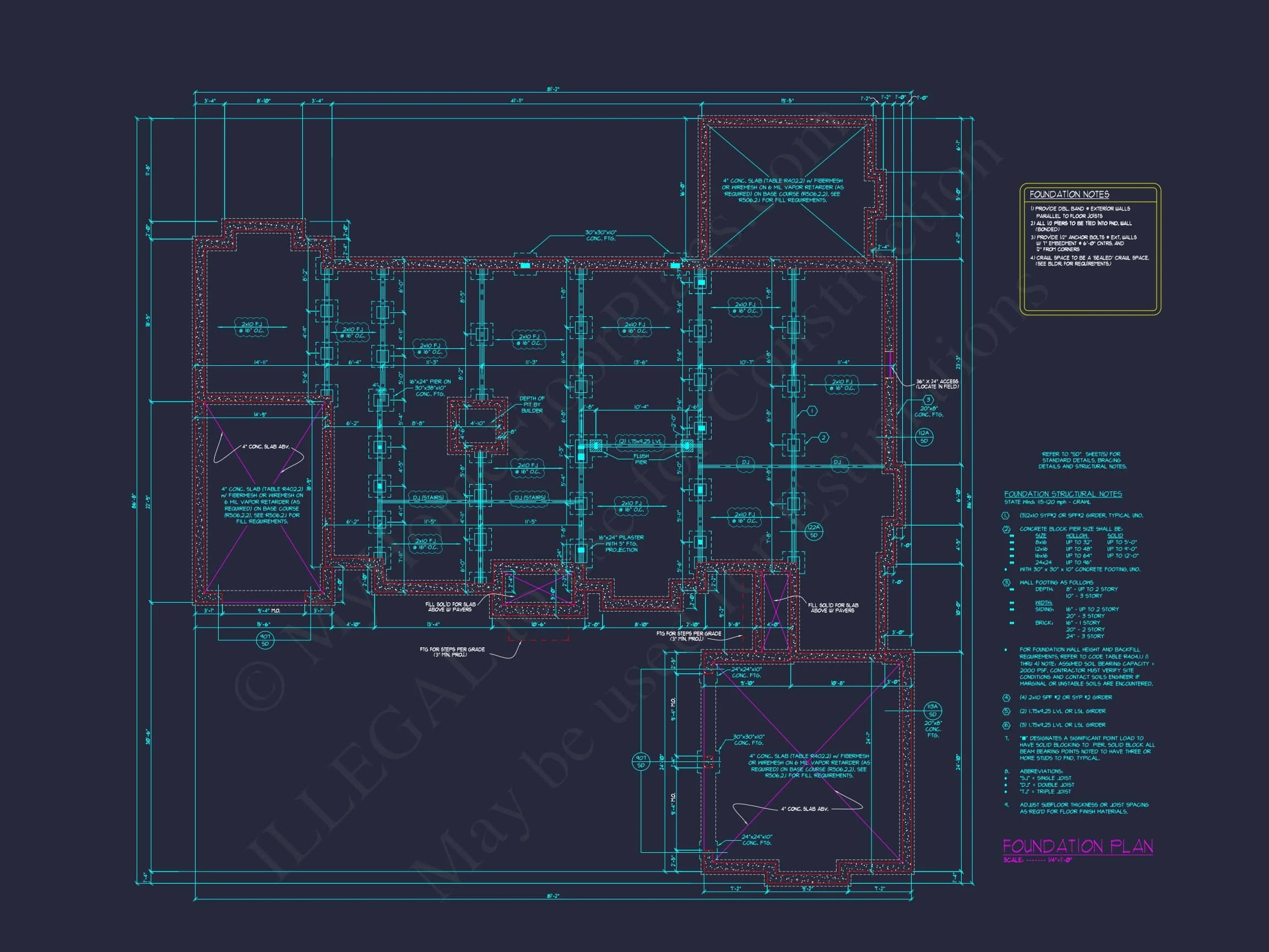Luxury 3-Story Modern Floor Plan with 5 Bedrooms and CAD Designs
