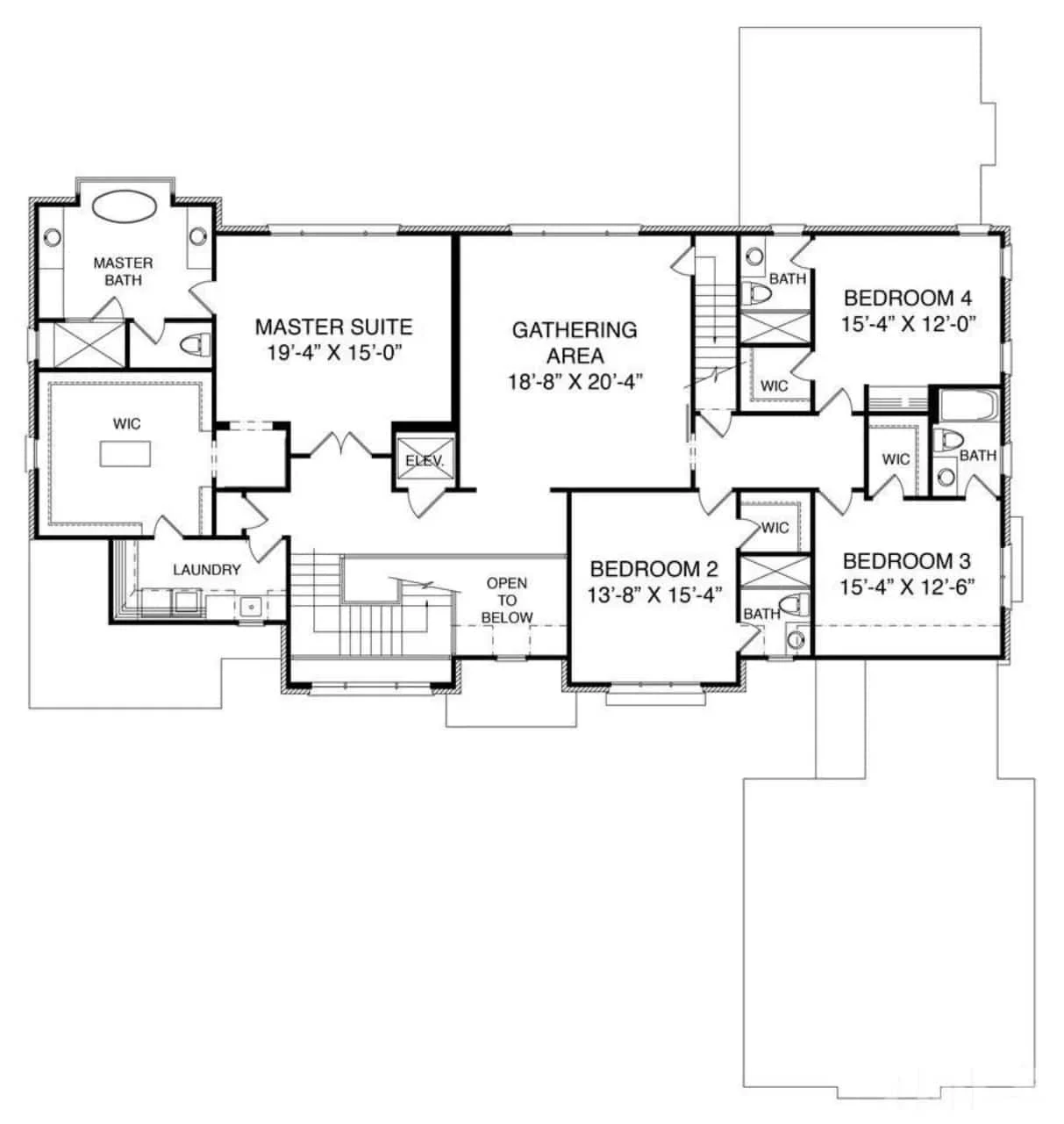 Luxury 3-Story Modern Floor Plan with 5 Bedrooms and CAD Designs