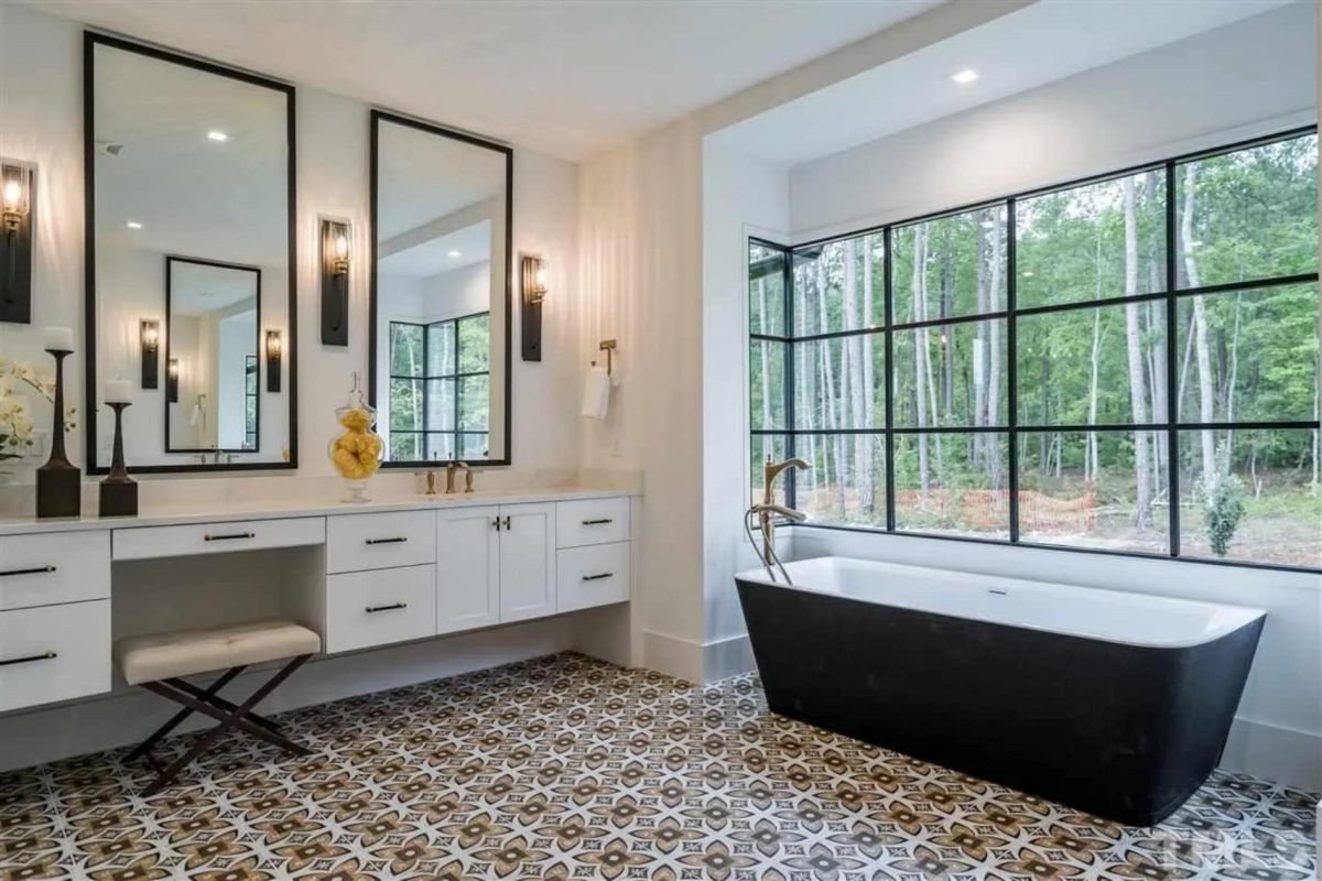 Luxury 3-Story Modern Floor Plan with 5 Bedrooms and CAD Designs