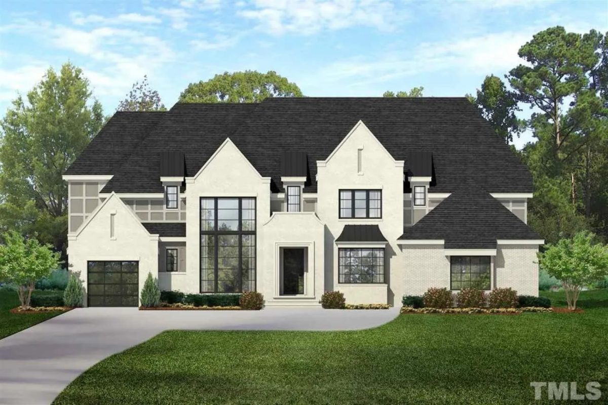 Luxury 3-Story Modern Floor Plan with 5 Bedrooms and CAD Designs