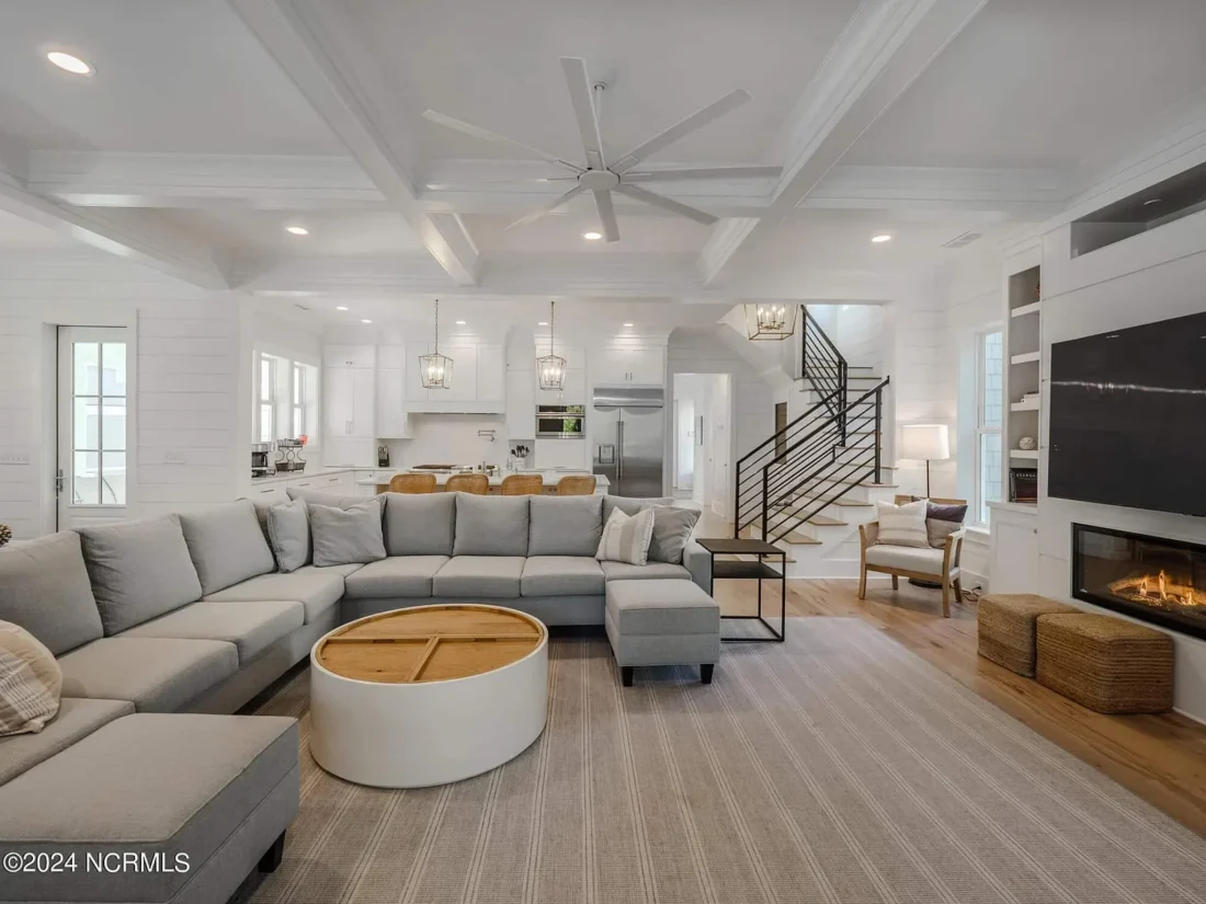 Modern Beach house Plan with CAD and Architectural Blueprints