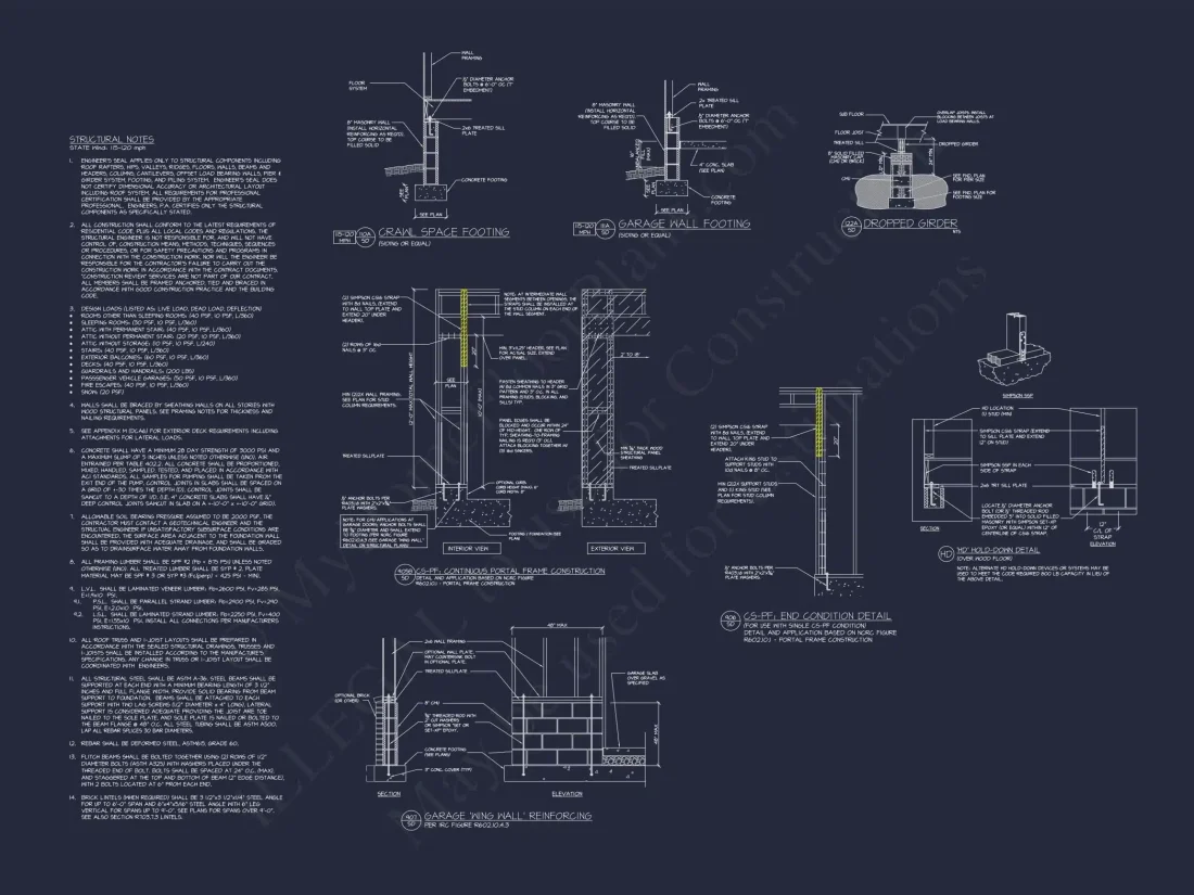 Modern house Floor Plan: CAD Designs with 4 Bedrooms