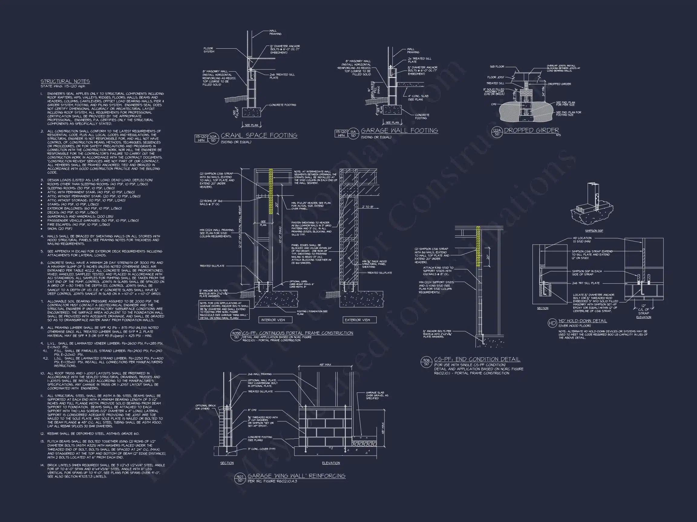 Modern house Floor Plan: CAD Designs with 4 Bedrooms