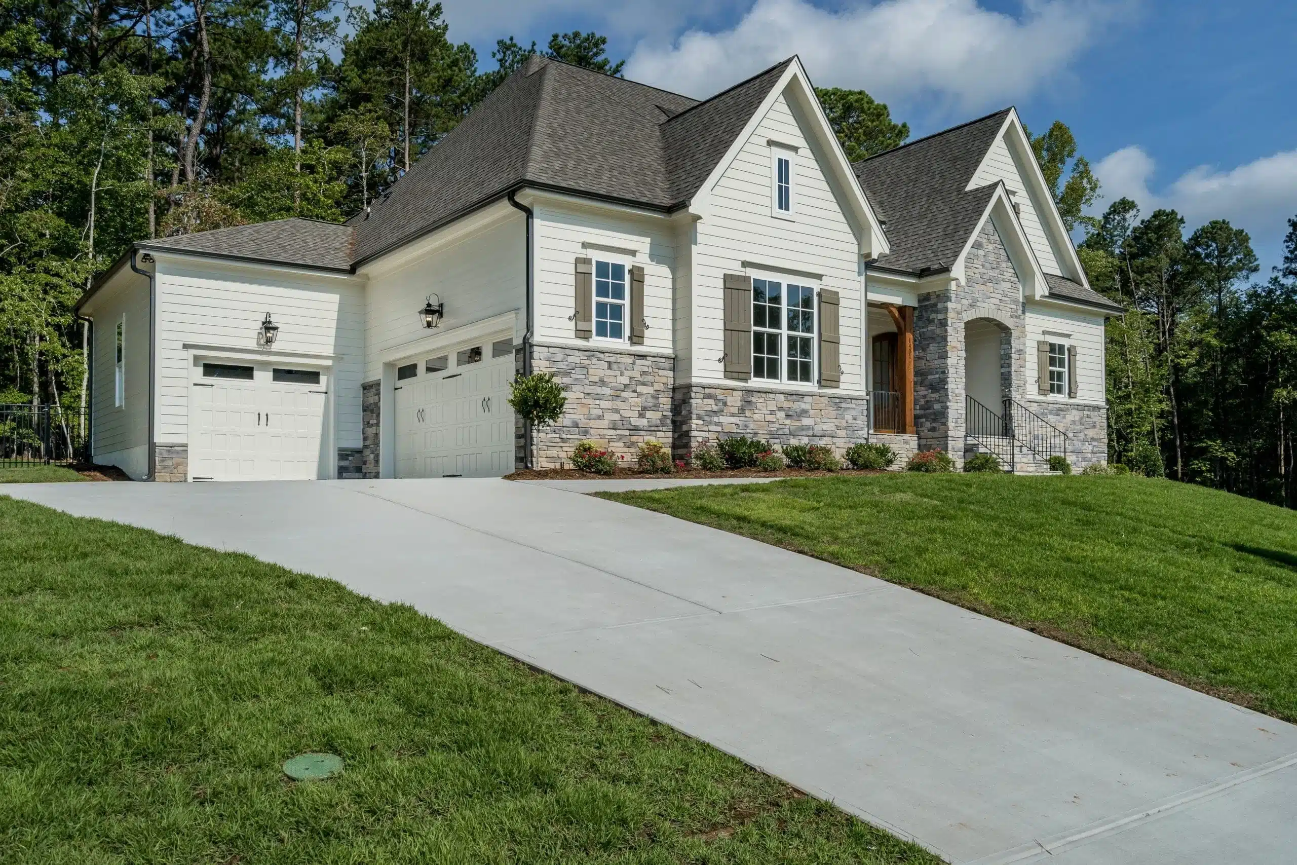 Modern house Floor Plan: CAD Designs with 4 Bedrooms