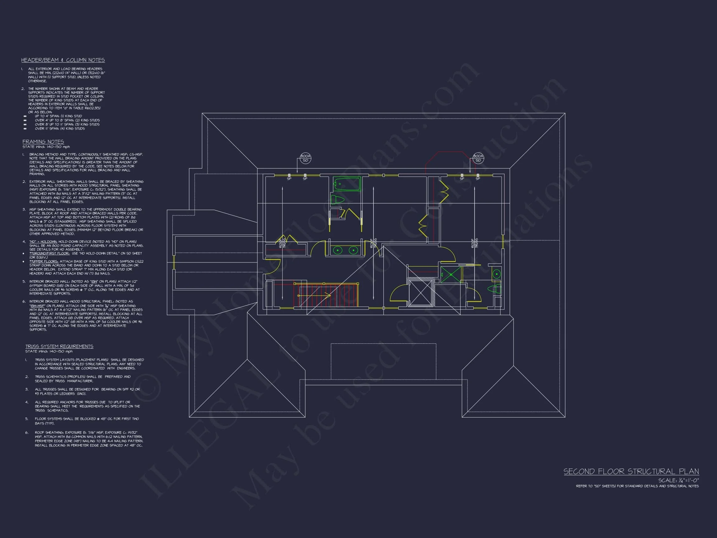 19-2440 HOUSE PLAN - Craftsman House Floor Plan with 2-Story Designs and CAD Blueprint 12 Craftsman house Floor Plan with 2-Story Designs and CAD Blueprint