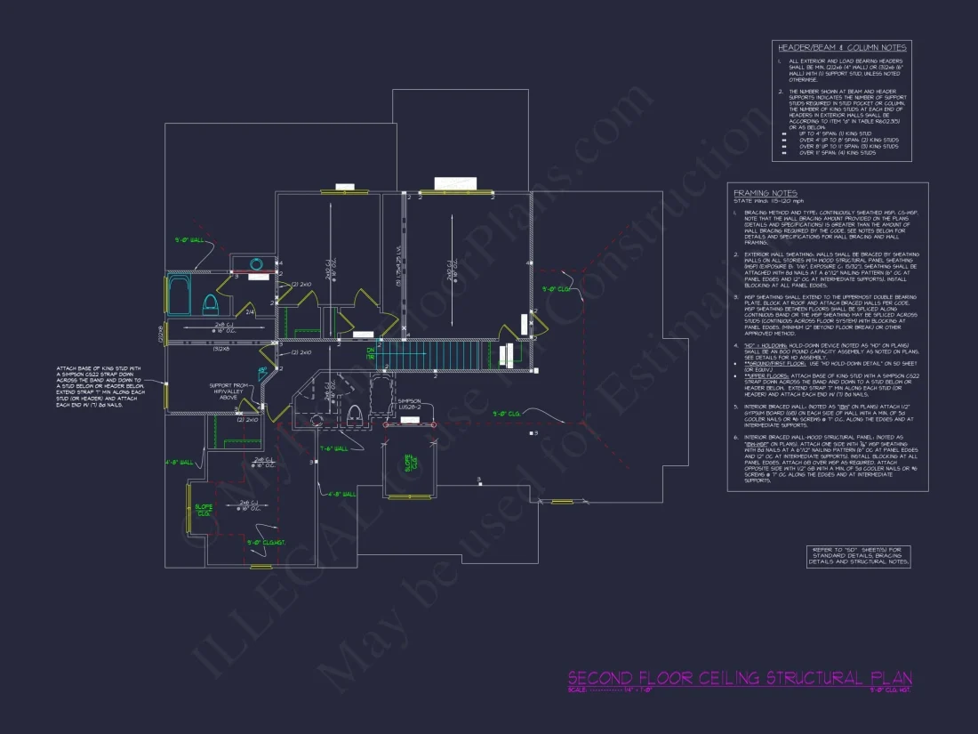 Stylish 2-Story house Plan with 4 Bedrooms and Open Floor Plan