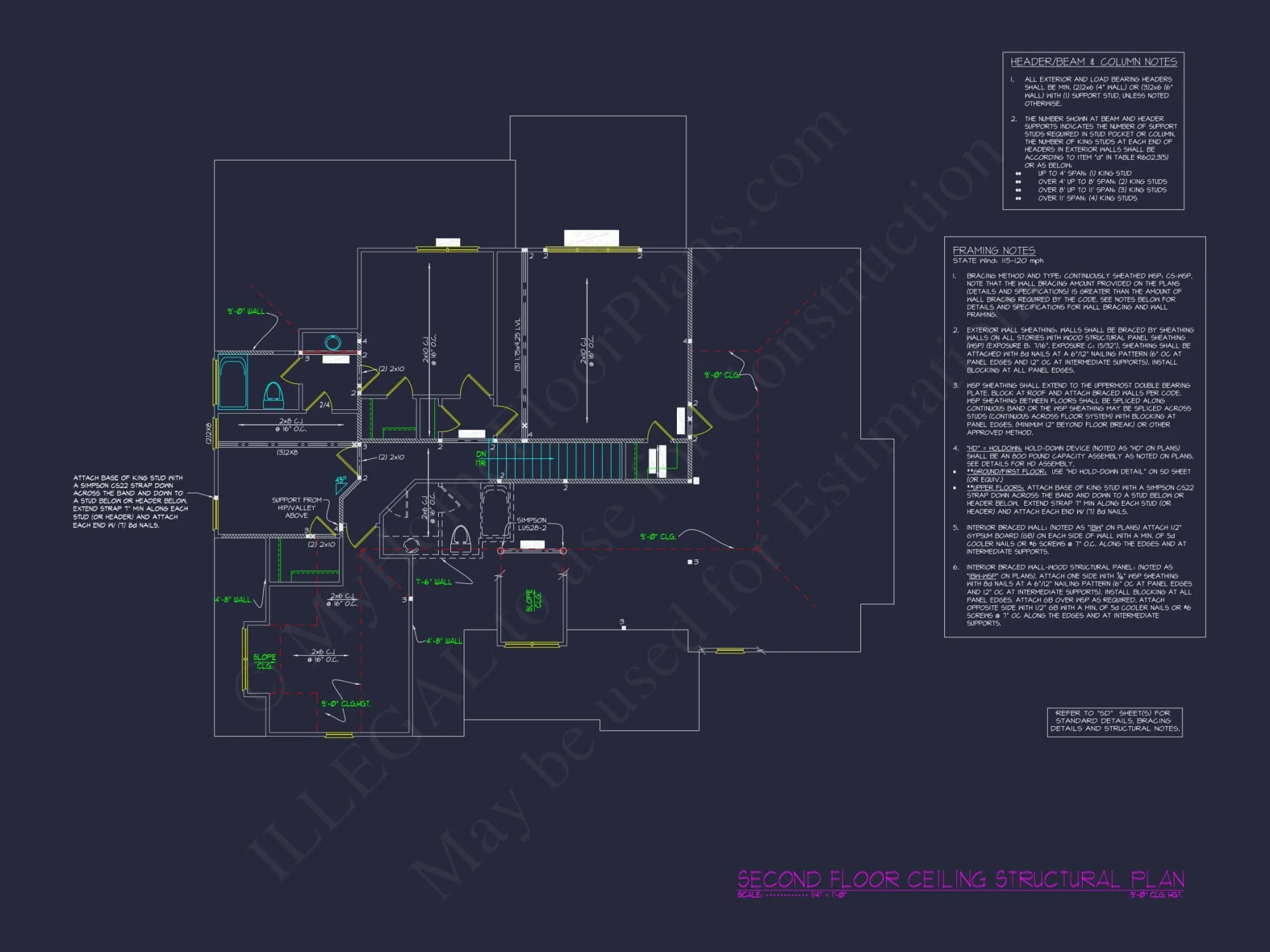 Stylish 2-Story house Plan with 4 Bedrooms and Open Floor Plan