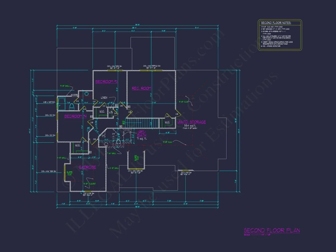 Stylish 2-Story house Plan with 4 Bedrooms and Open Floor Plan